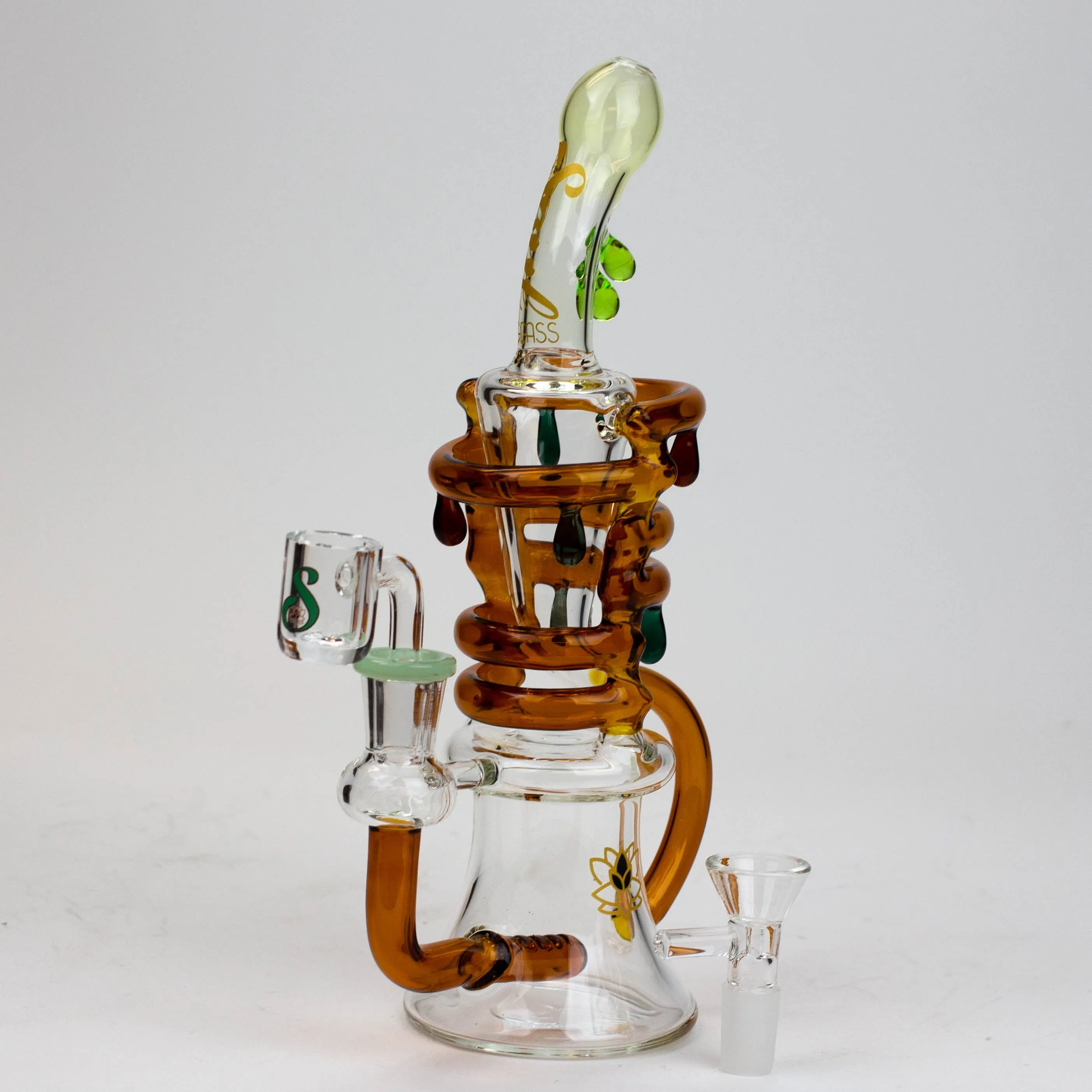 9.5" 2-in-1 Recycler Dab Rig