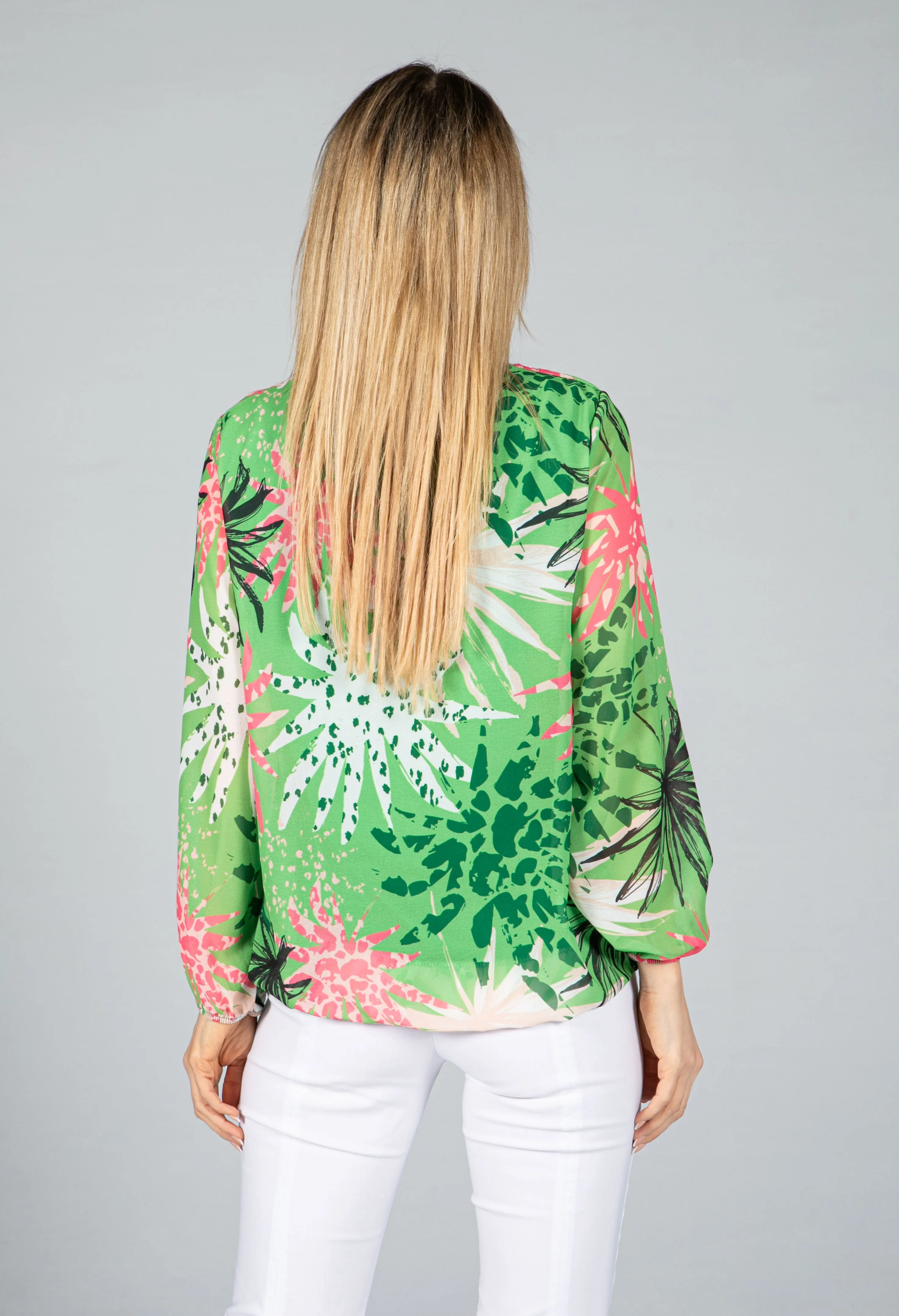 Abstract Pop Print Blouse