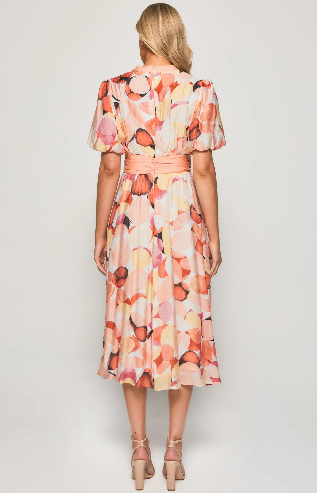 Abstract Print Dress