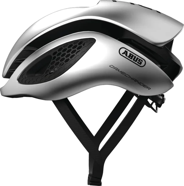 Abus Game Changer Road Cycling Helmet (Gleam Silver)