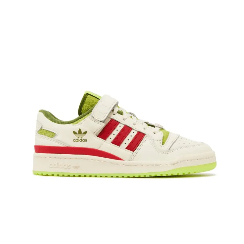 adidas Grinch X Forum Low 'Cream White' - Boy's Grade School