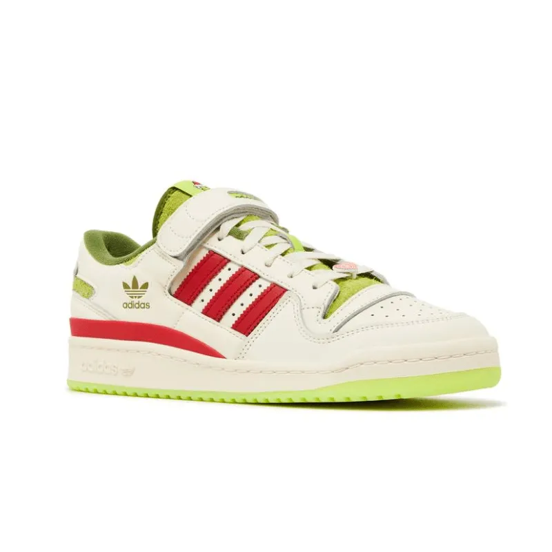 adidas Grinch X Forum Low 'Cream White' - Boy's Grade School