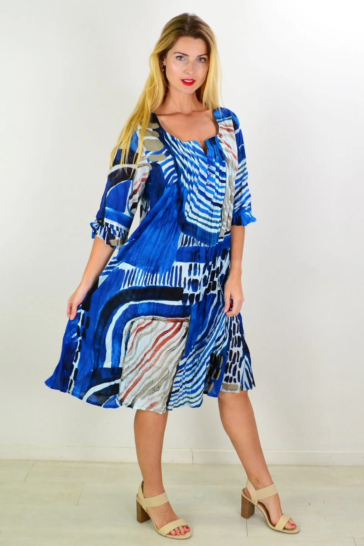 Alberobello pleated Dress Tunic