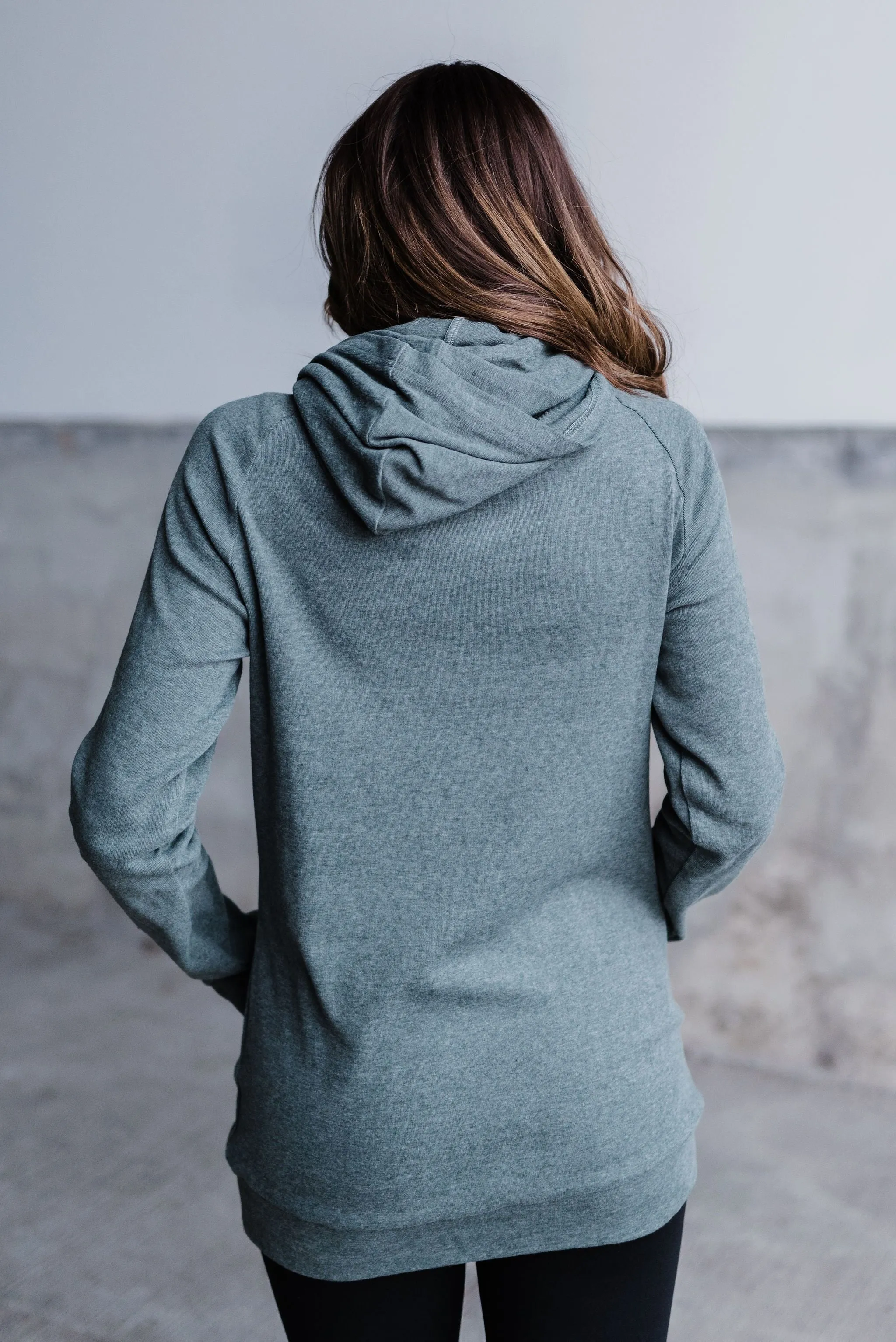 Ampersand Avenue Basic DoubleHood Sweatshirt - Pine