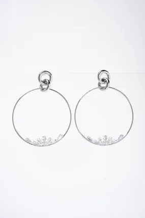 Andromeda CZ Studded Hoops