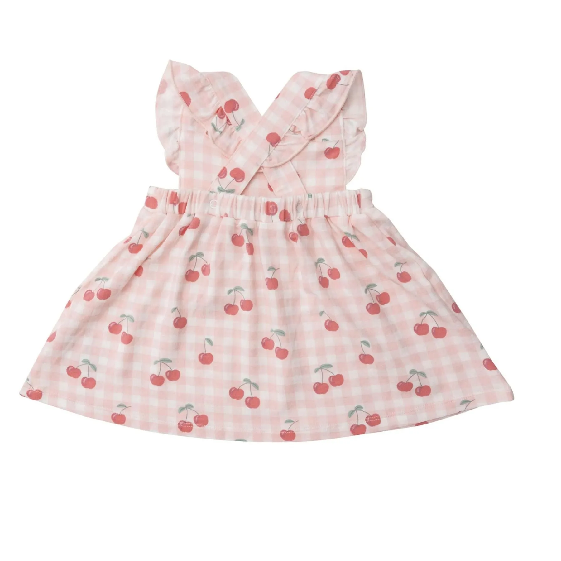 Bamboo Pinafore Top   Bloomer, Pink Cherry