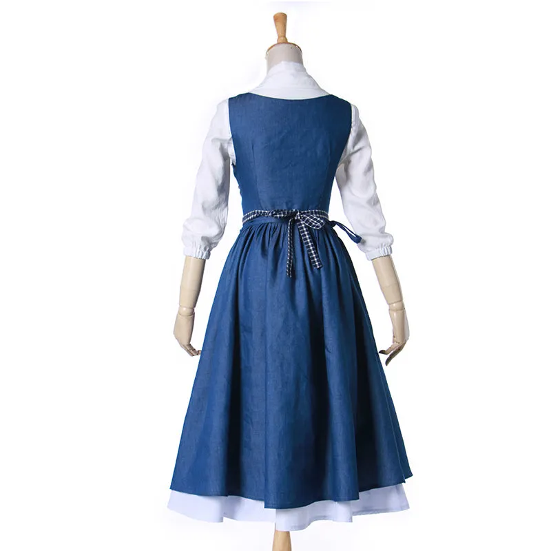 Beauty and the Beast Belle cosplay maid dress