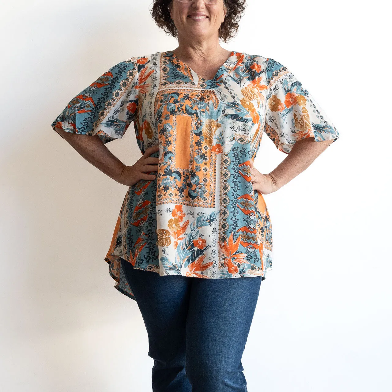 Breeze Blouse by Orientique Australia - Kauai - 82194