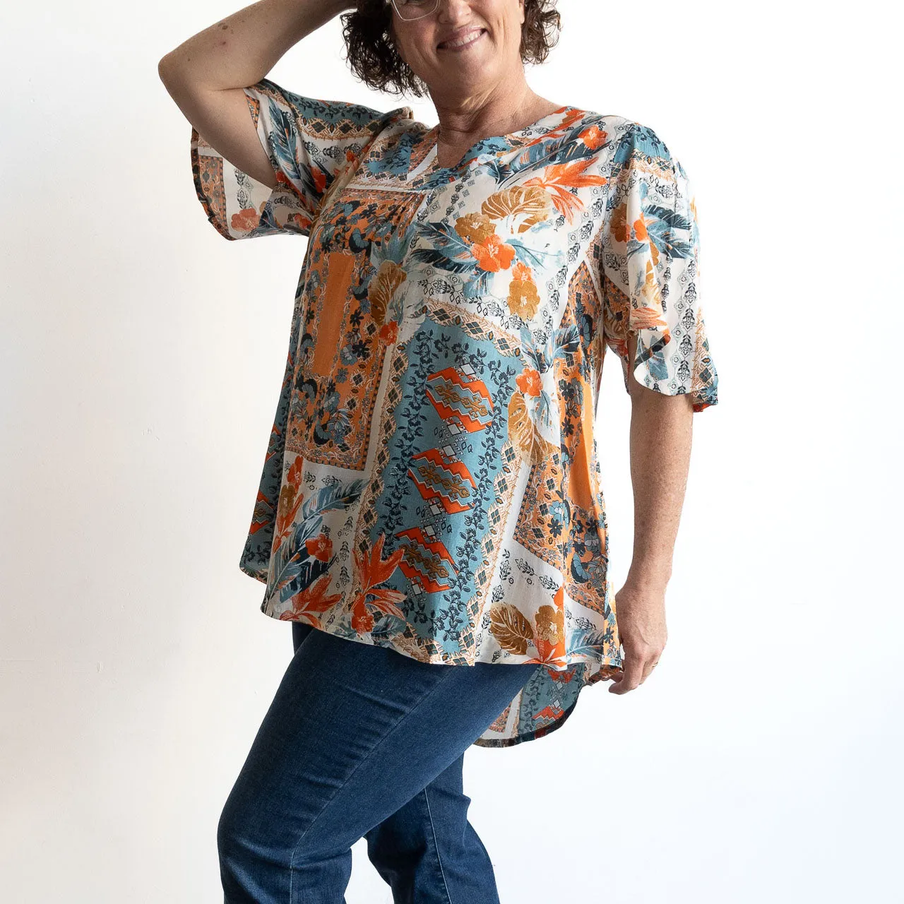 Breeze Blouse by Orientique Australia - Kauai - 82194