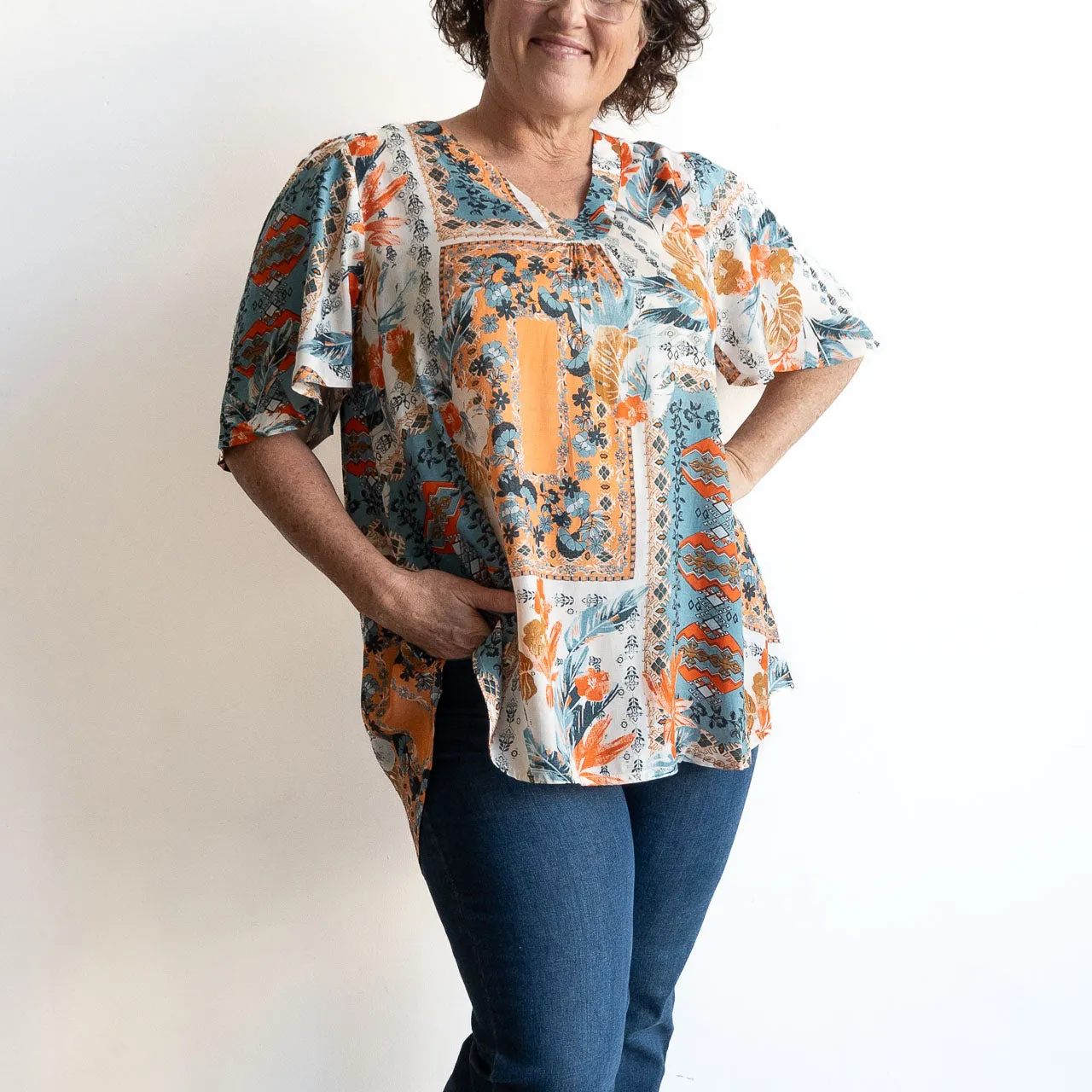 Breeze Blouse by Orientique Australia - Kauai - 82194