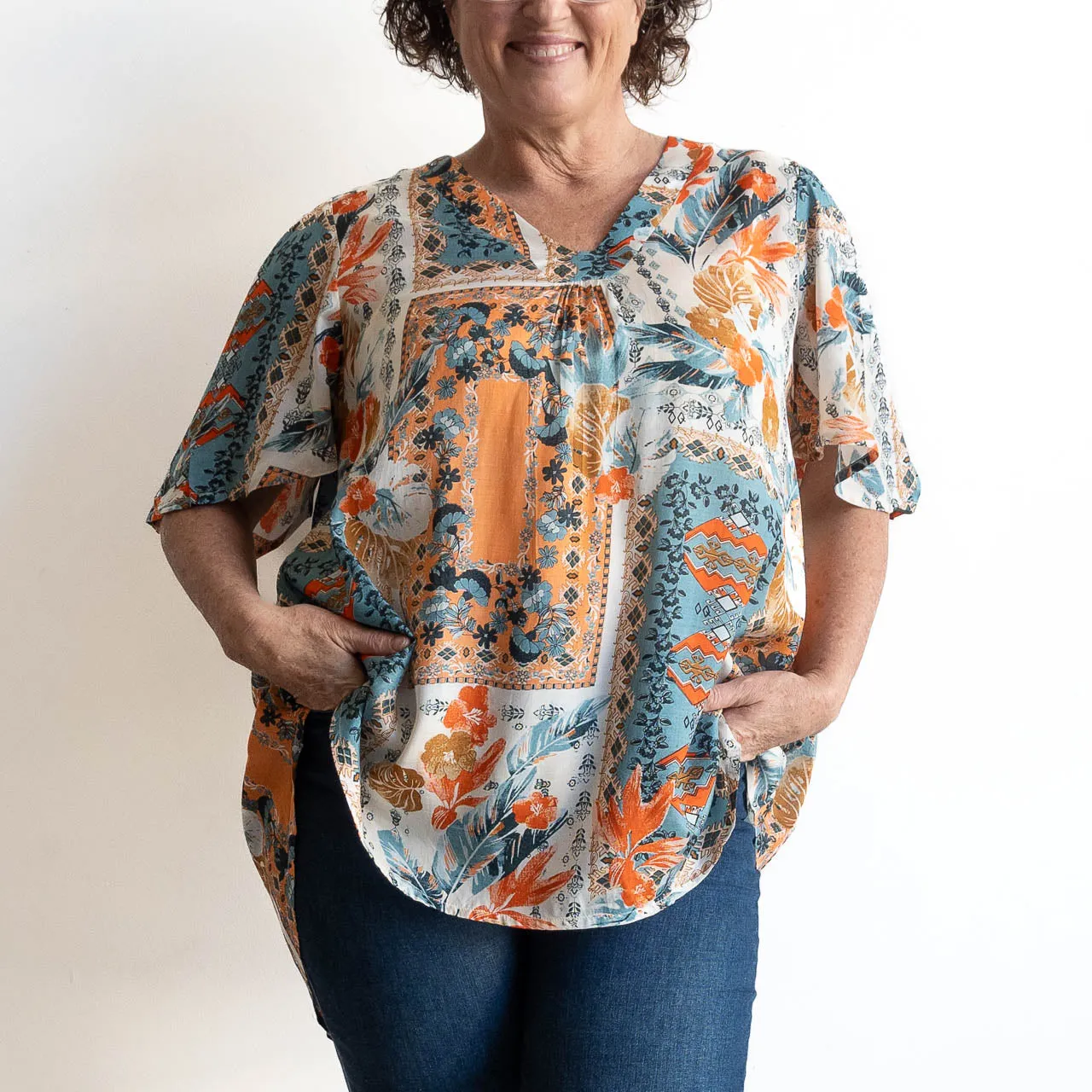 Breeze Blouse by Orientique Australia - Kauai - 82194