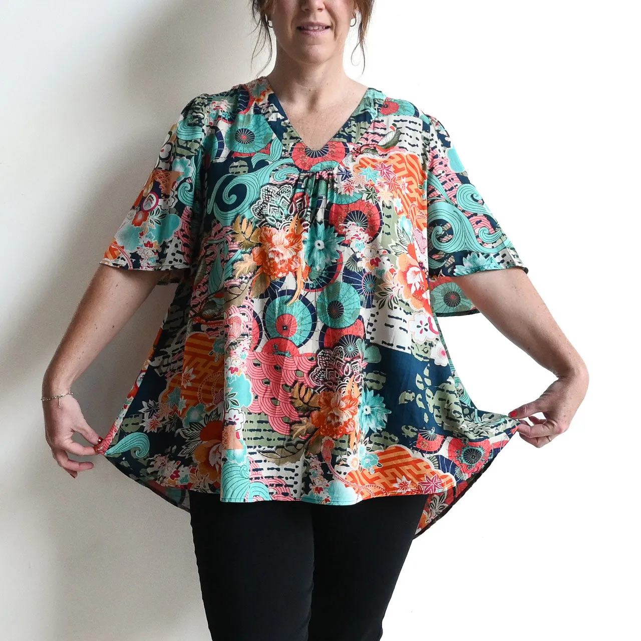 Breeze Blouse by Orientique Australia - Yakushima - 42127