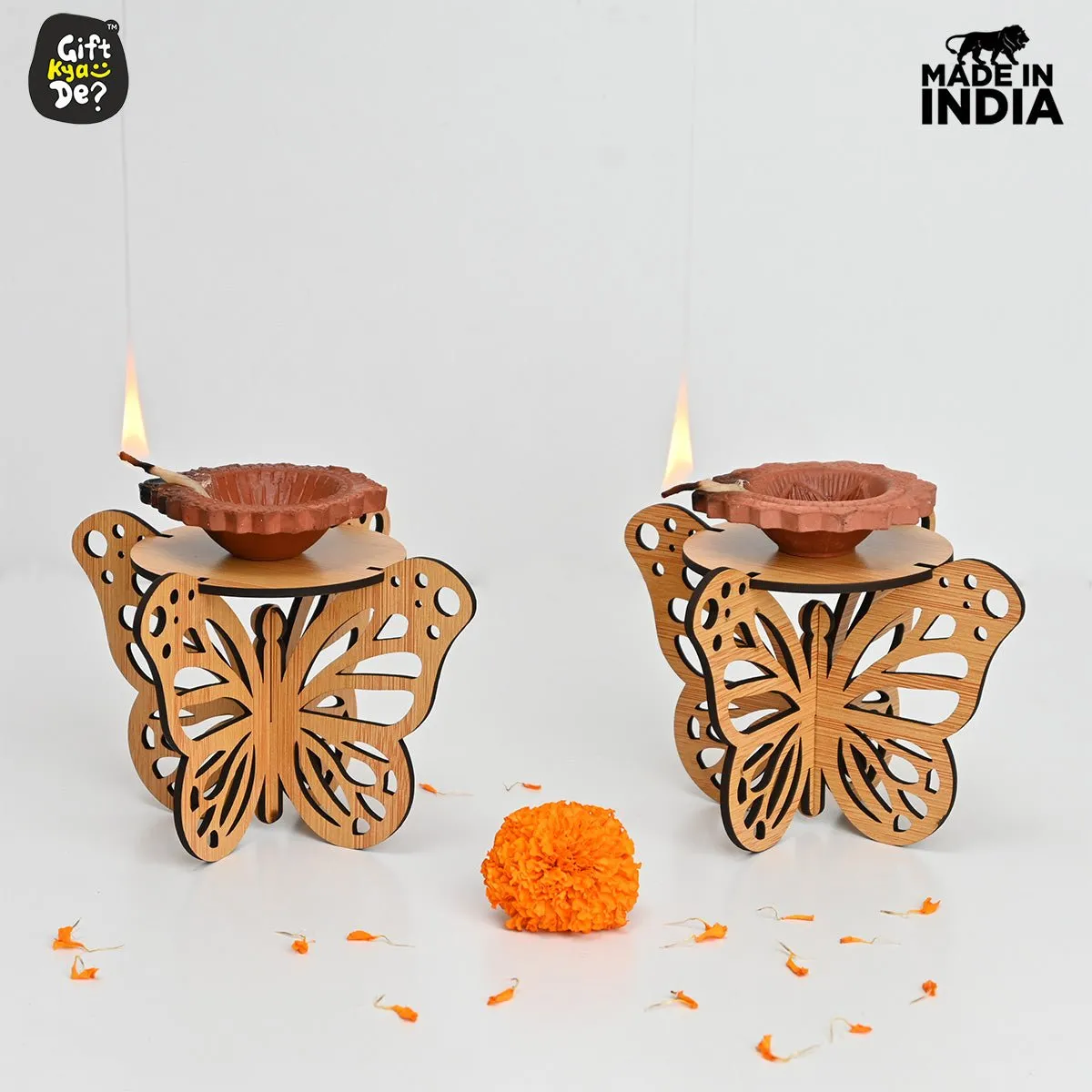 Butterfly Deepak Stand | Diya Stand