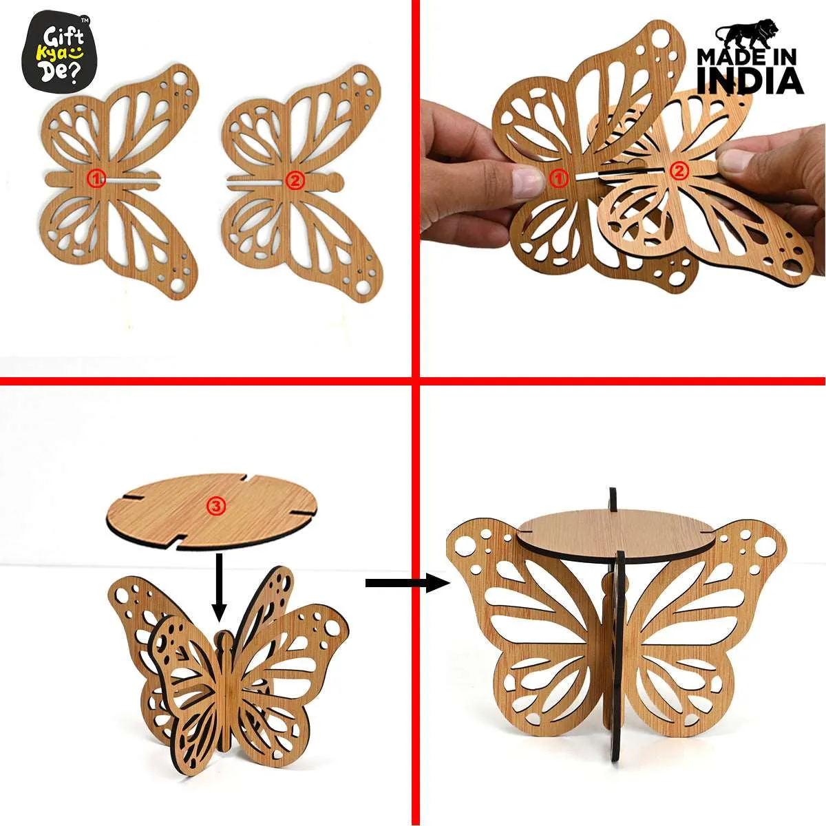 Butterfly Deepak Stand | Diya Stand