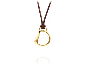 Cheval Bit Necklace | Gold