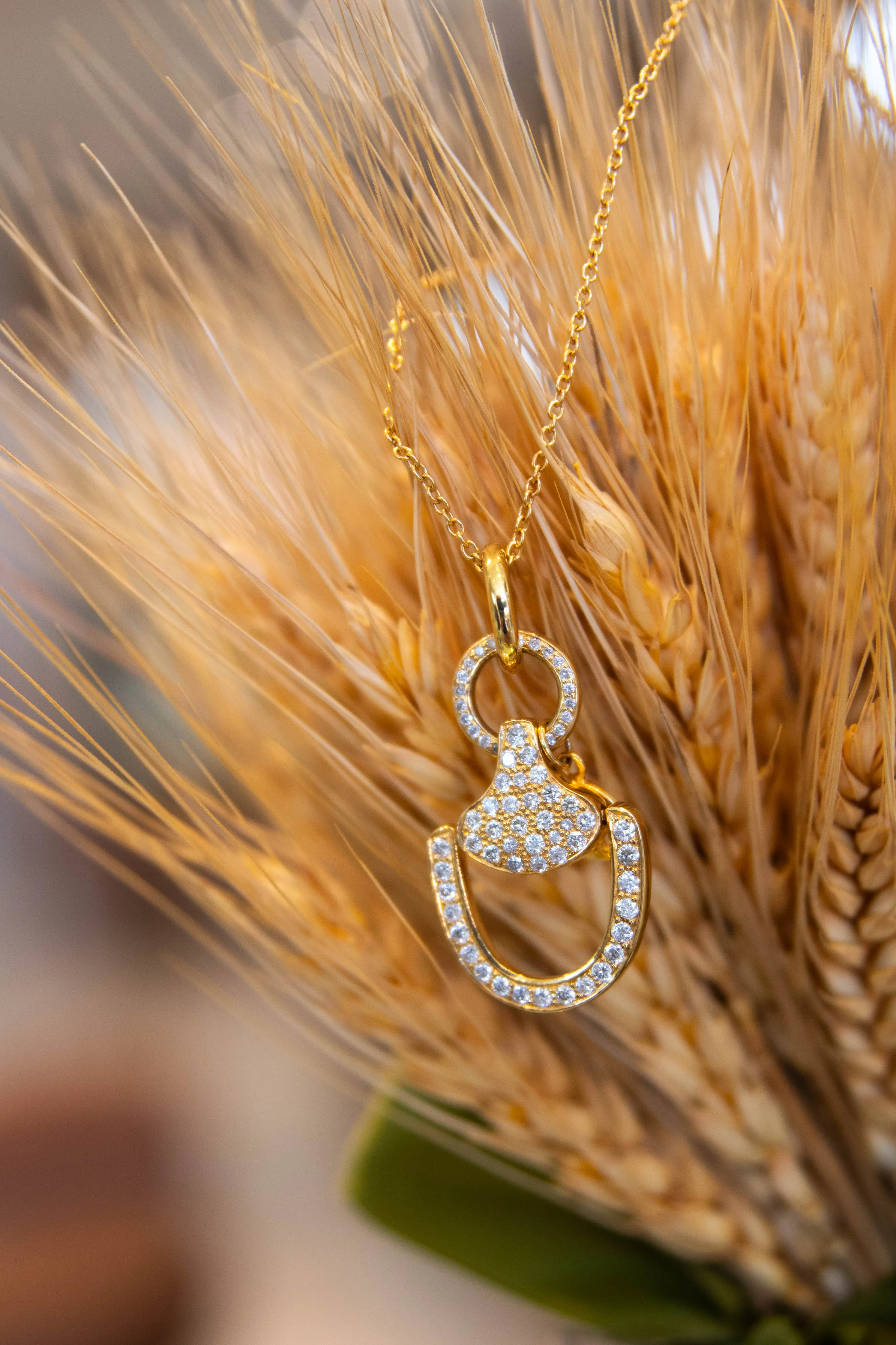 Churchill Downs Necklace | Full Diamond