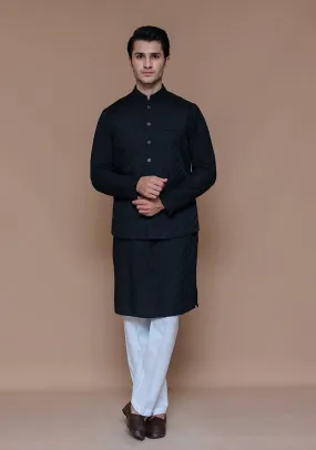 Classic Jamawar Tap Shoe Traditional Waistcoat