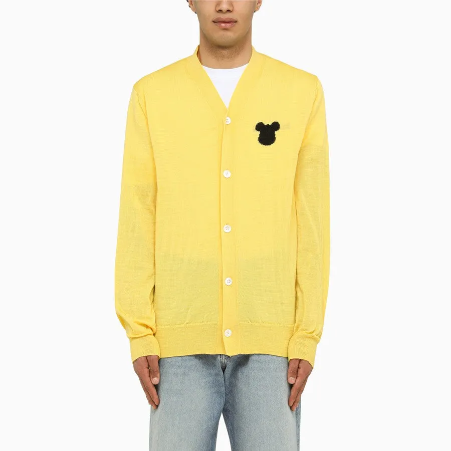 COMME des GARCONS Shirt x BE@RBRICK Knitted Cardigan - Yellow