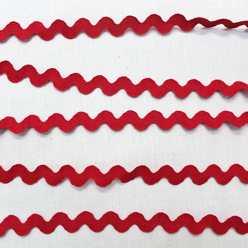 Craft Ric Rac Trim - Red