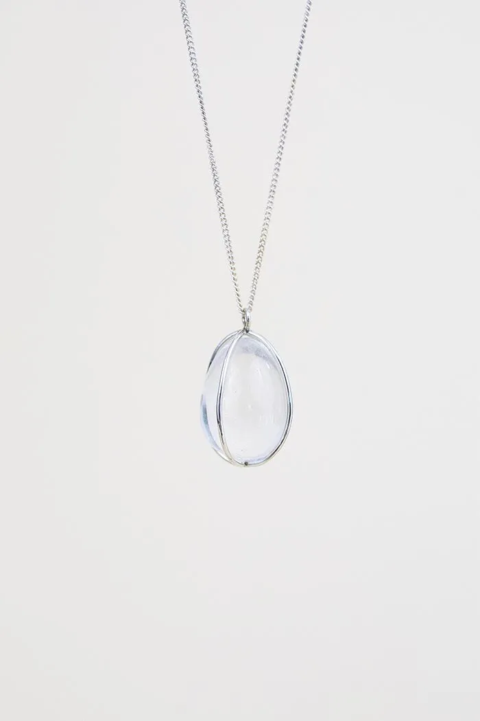 Crystal Pendulum Necklace - Quartz