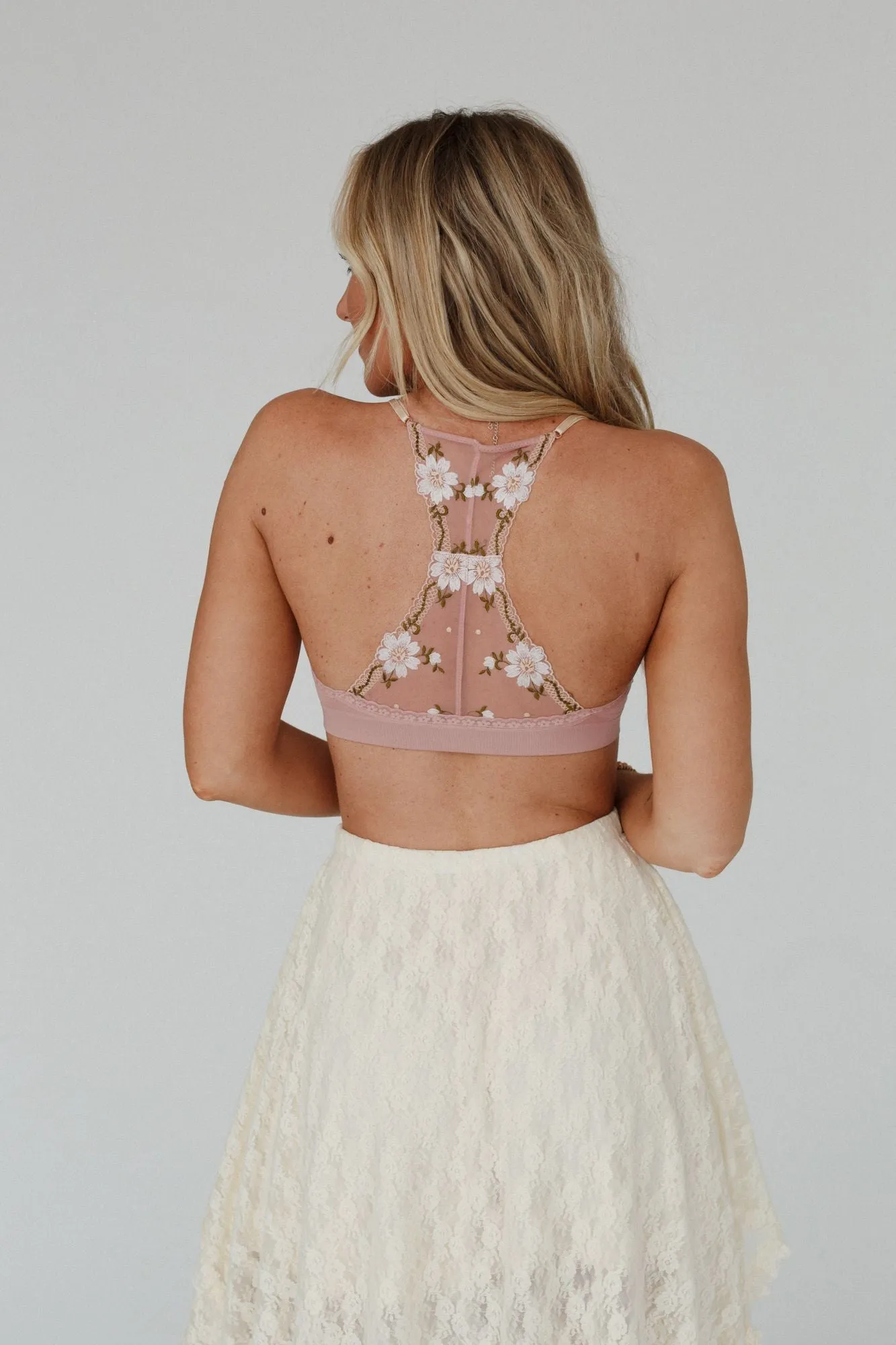 Daisy Breeze Bralette - Pink