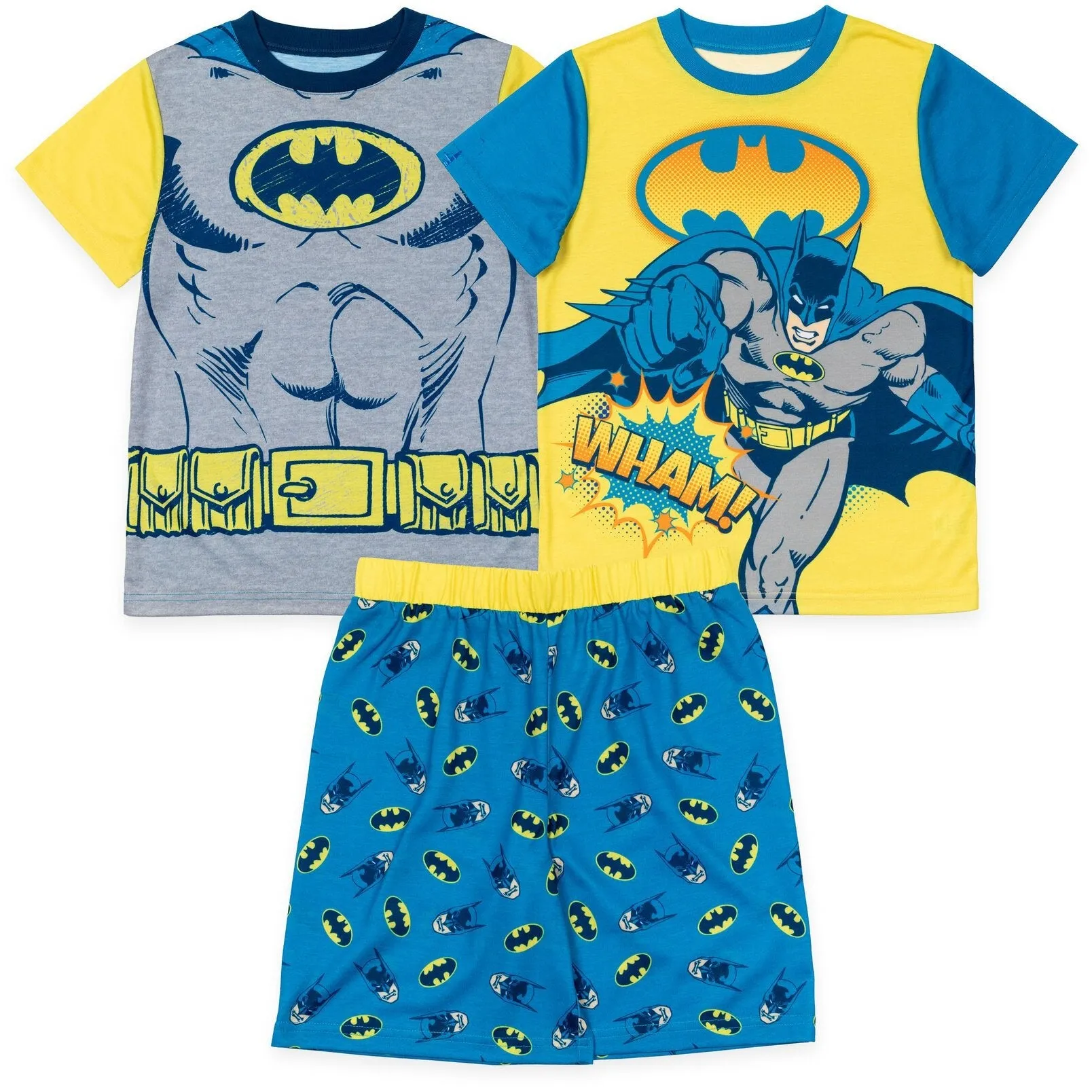 DC Comics Justice League Batman Pajama Shirts and Shorts