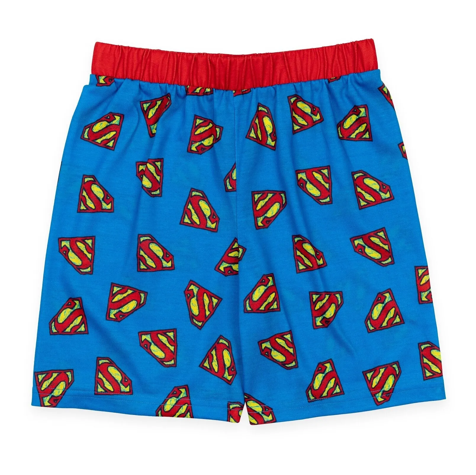 DC Comics Justice League Superman Cosplay Pajama Shirts and Shorts