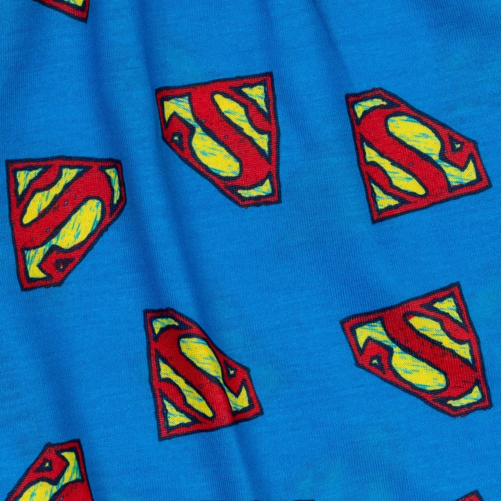 DC Comics Justice League Superman Cosplay Pajama Shirts and Shorts