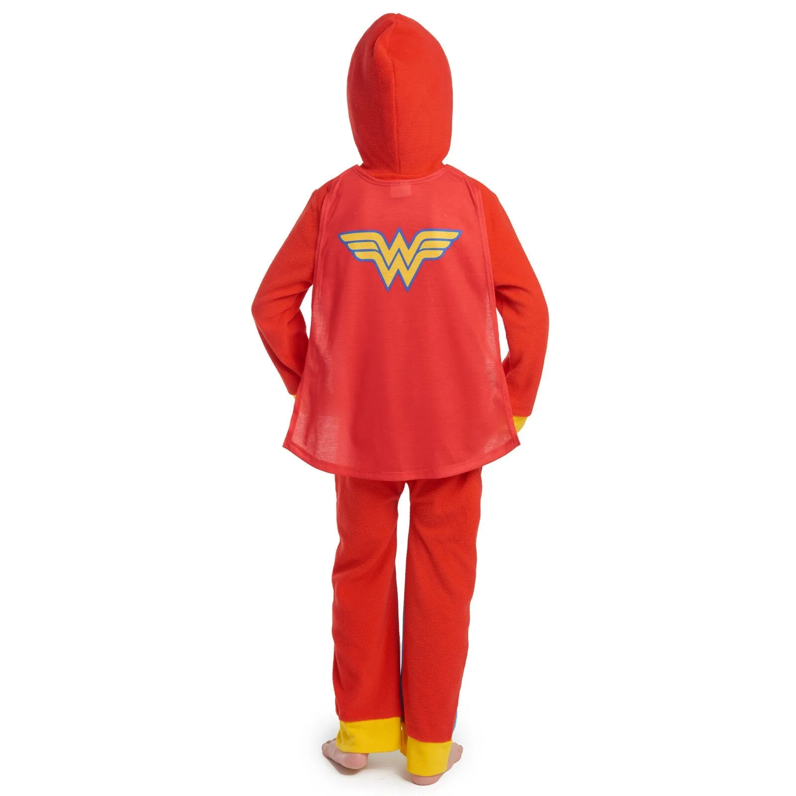 DC Comics Justice League Zip Up Costume Pajama Coverall and Cape