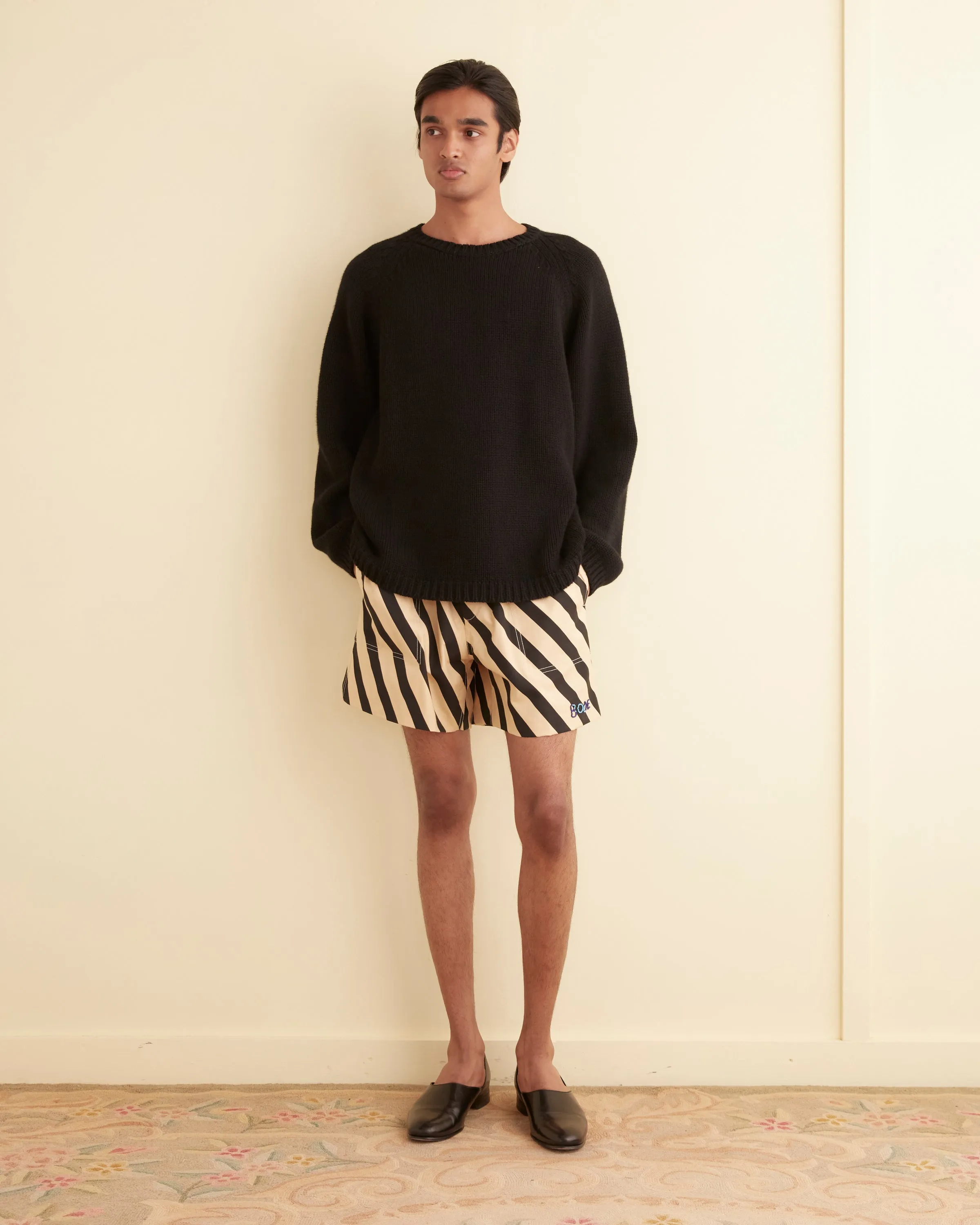 Domino Stripe Shorts