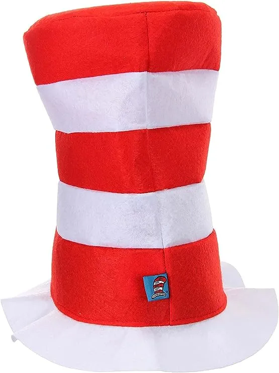 Dr. Seuss The Cat in The Hat Felt Red & White Striped Hat - Child