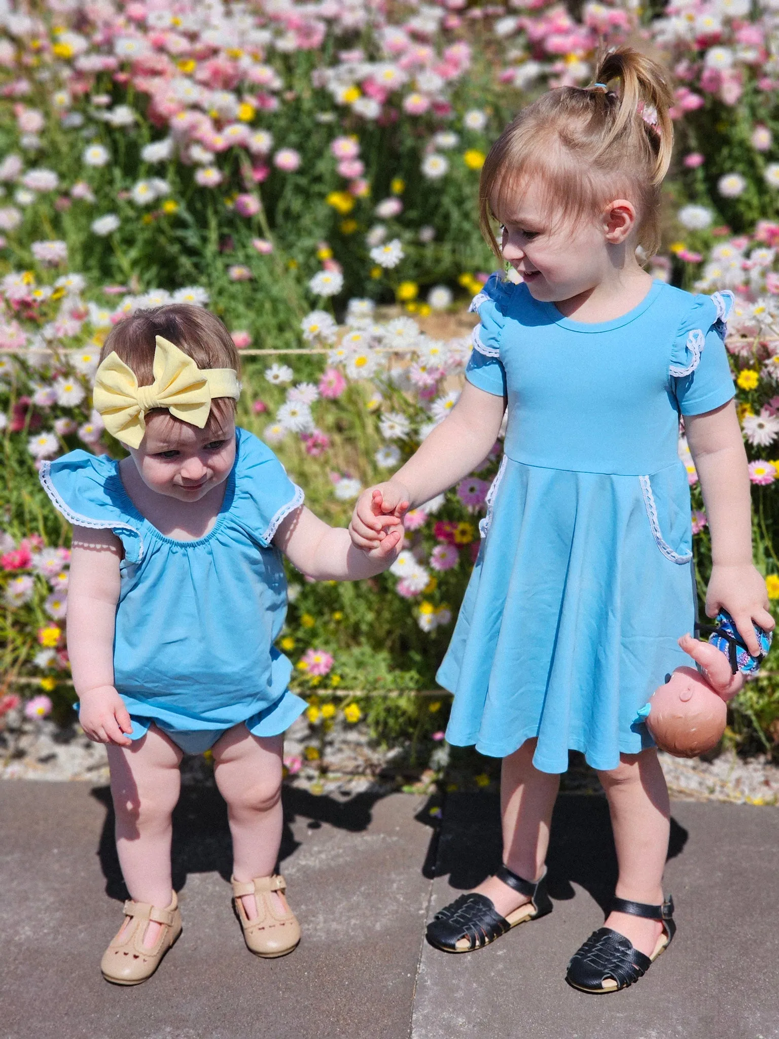 DUSTY BLUE  ROMPER