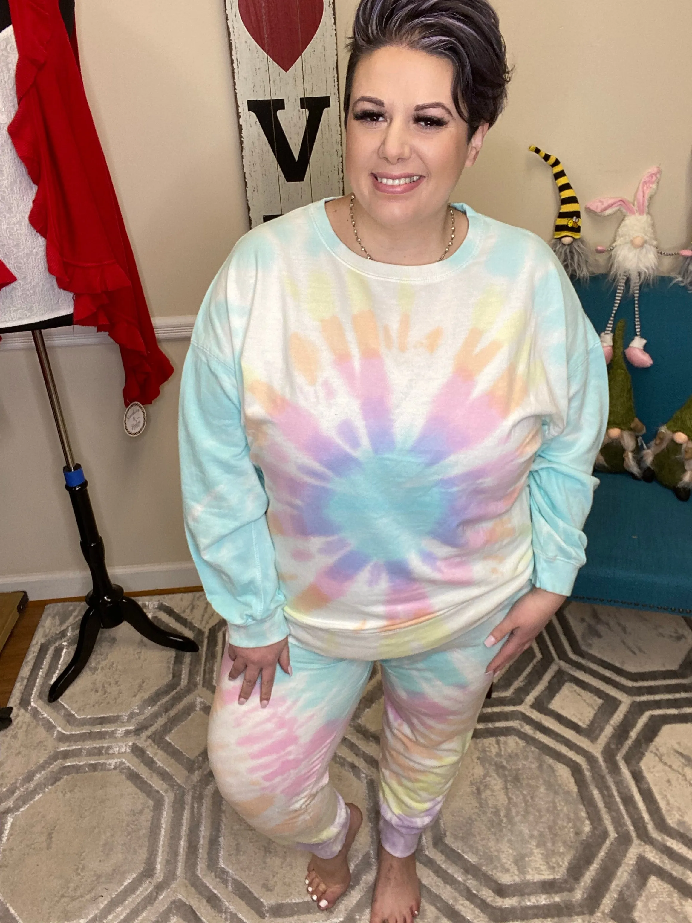 #H730 Taste The Rainbow Swirl Sweatshirt