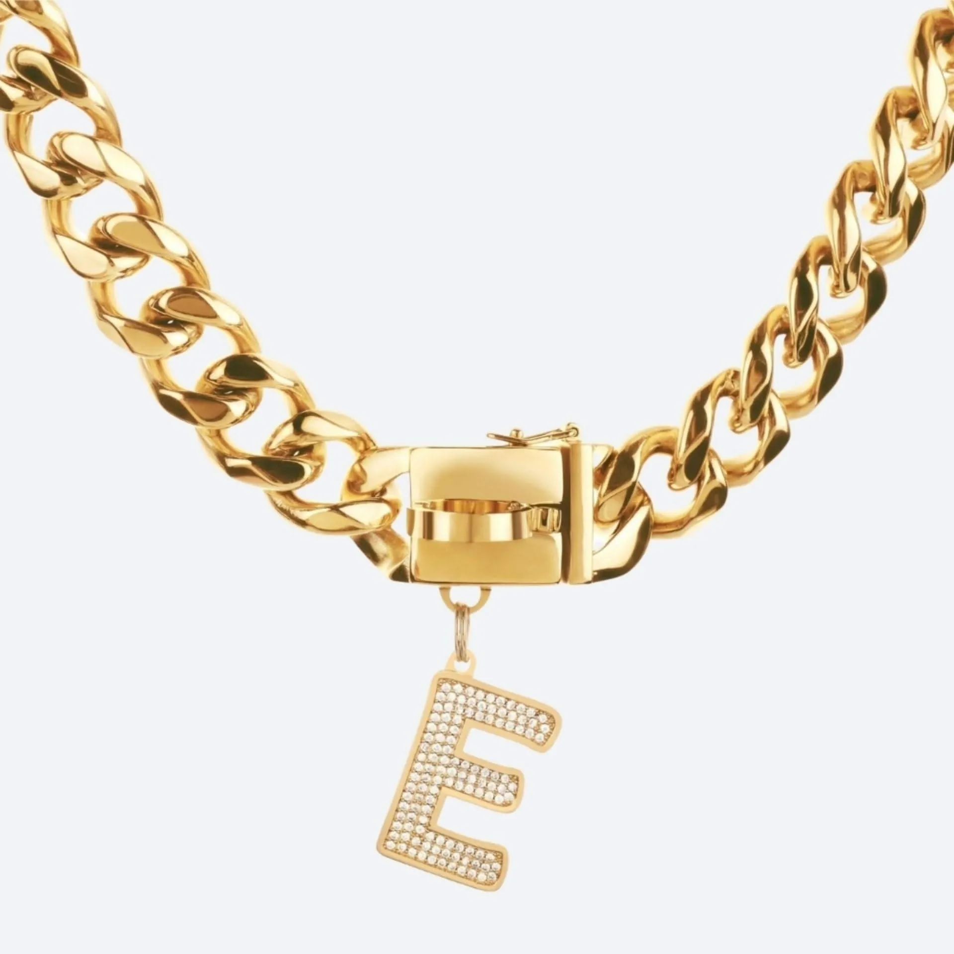 Initial Letter Jewelry Tag - E