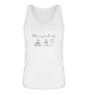 Kaffee Yoga Wein 100% Bio Tank Top