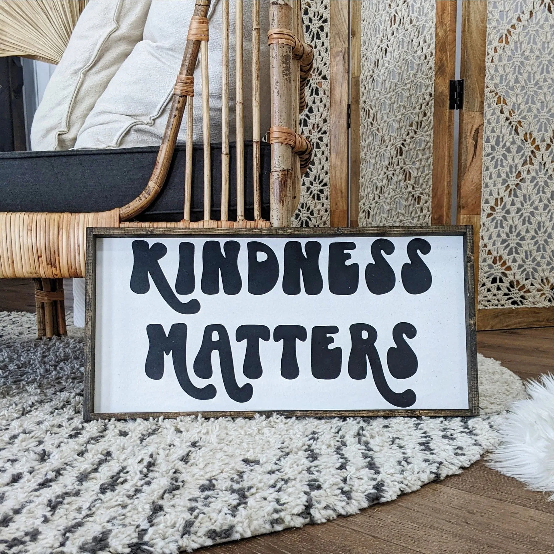 Kindess Matters | Wood Sign