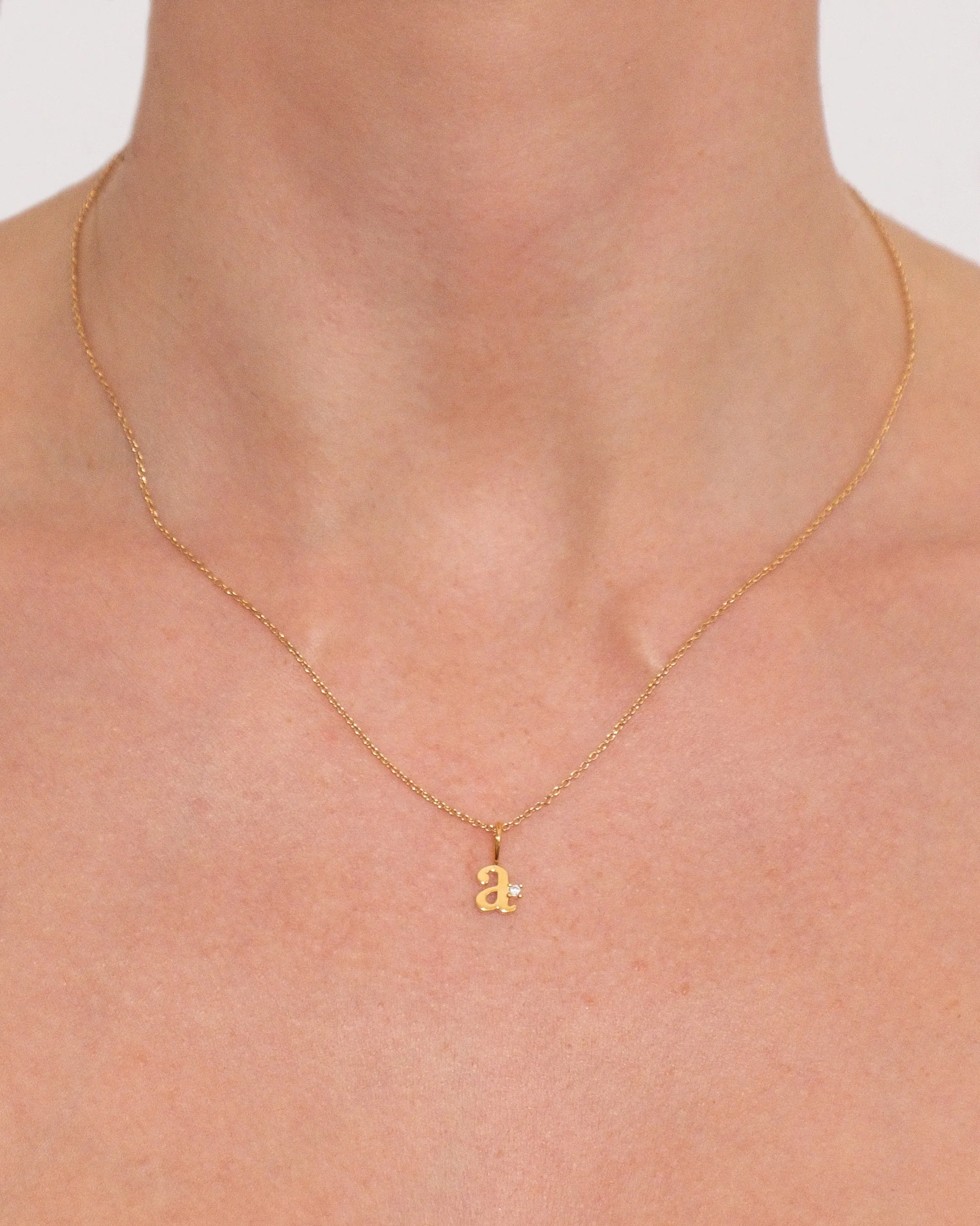 Letter Necklace | Recycled 14k Gold Vermeil