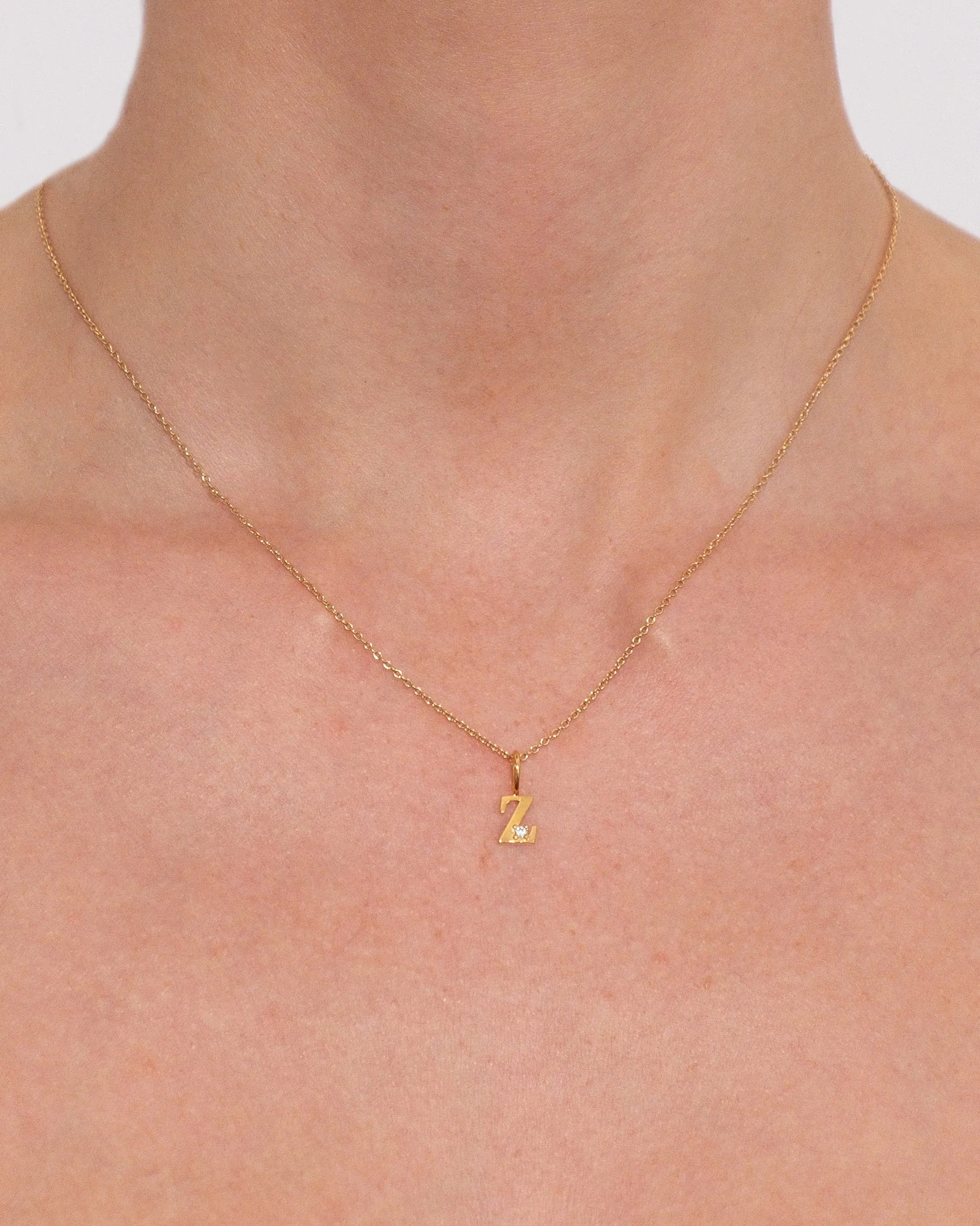 Letter Necklace | Recycled 14k Gold Vermeil