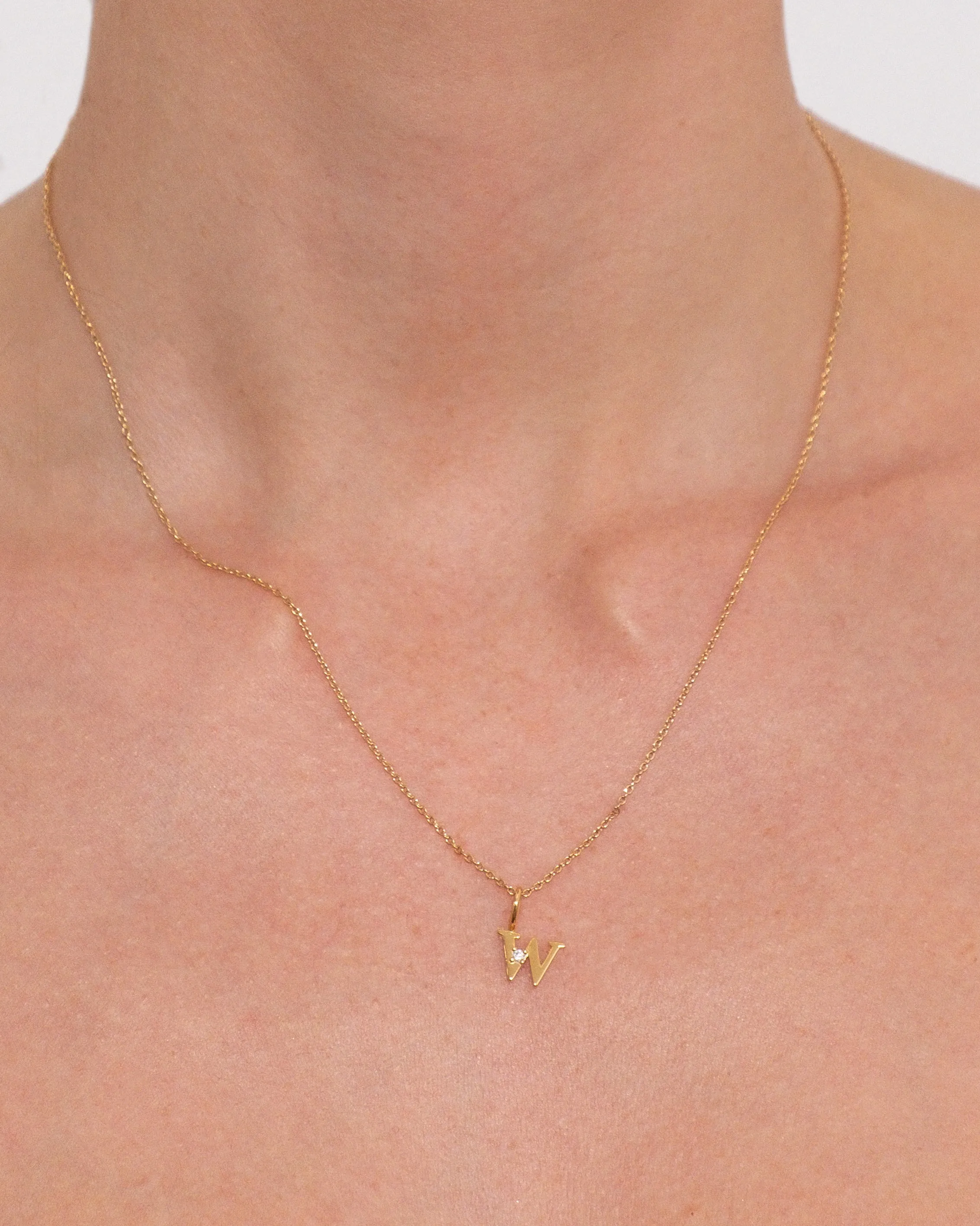 Letter Necklace | Recycled 14k Gold Vermeil