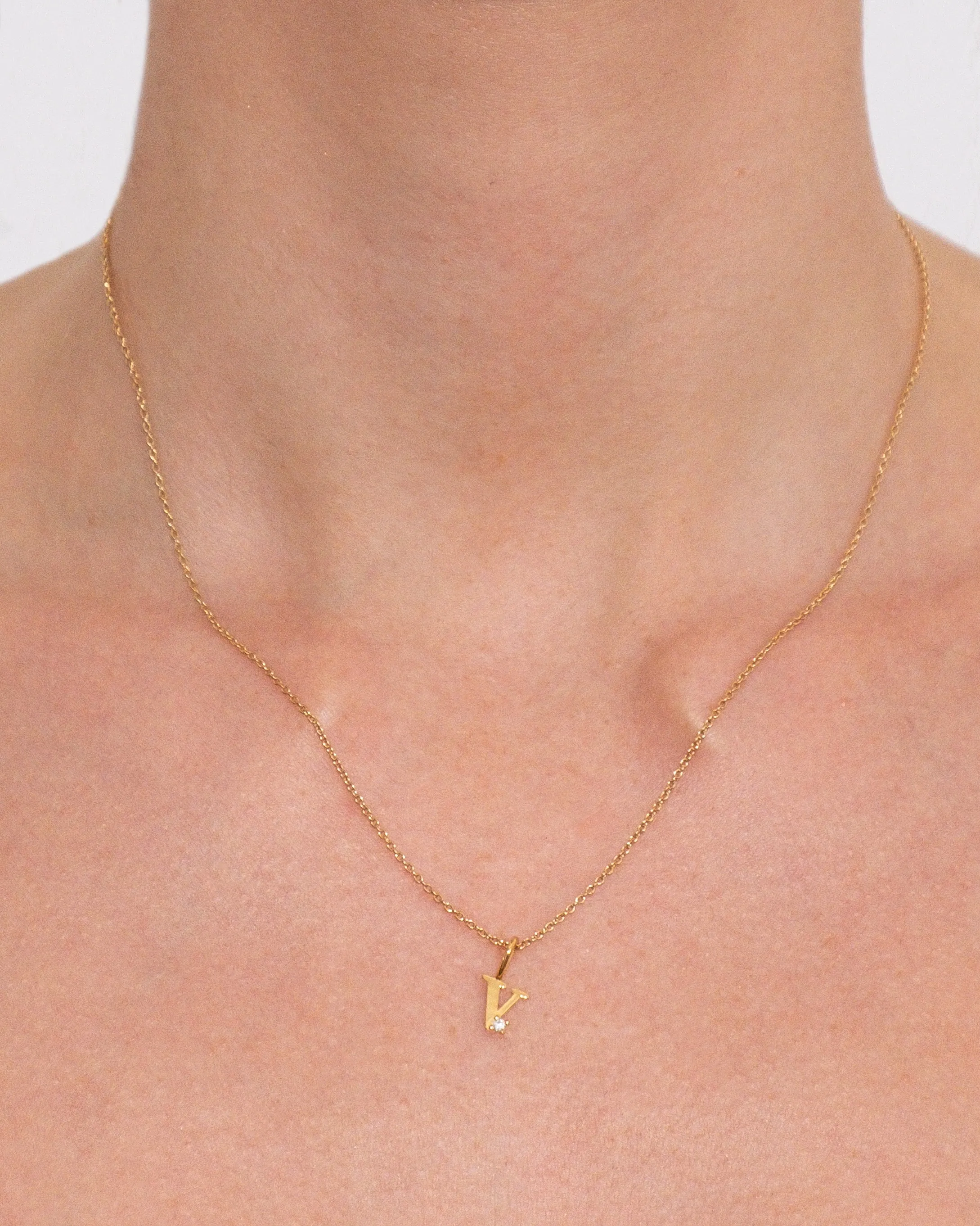 Letter Necklace | Recycled 14k Gold Vermeil