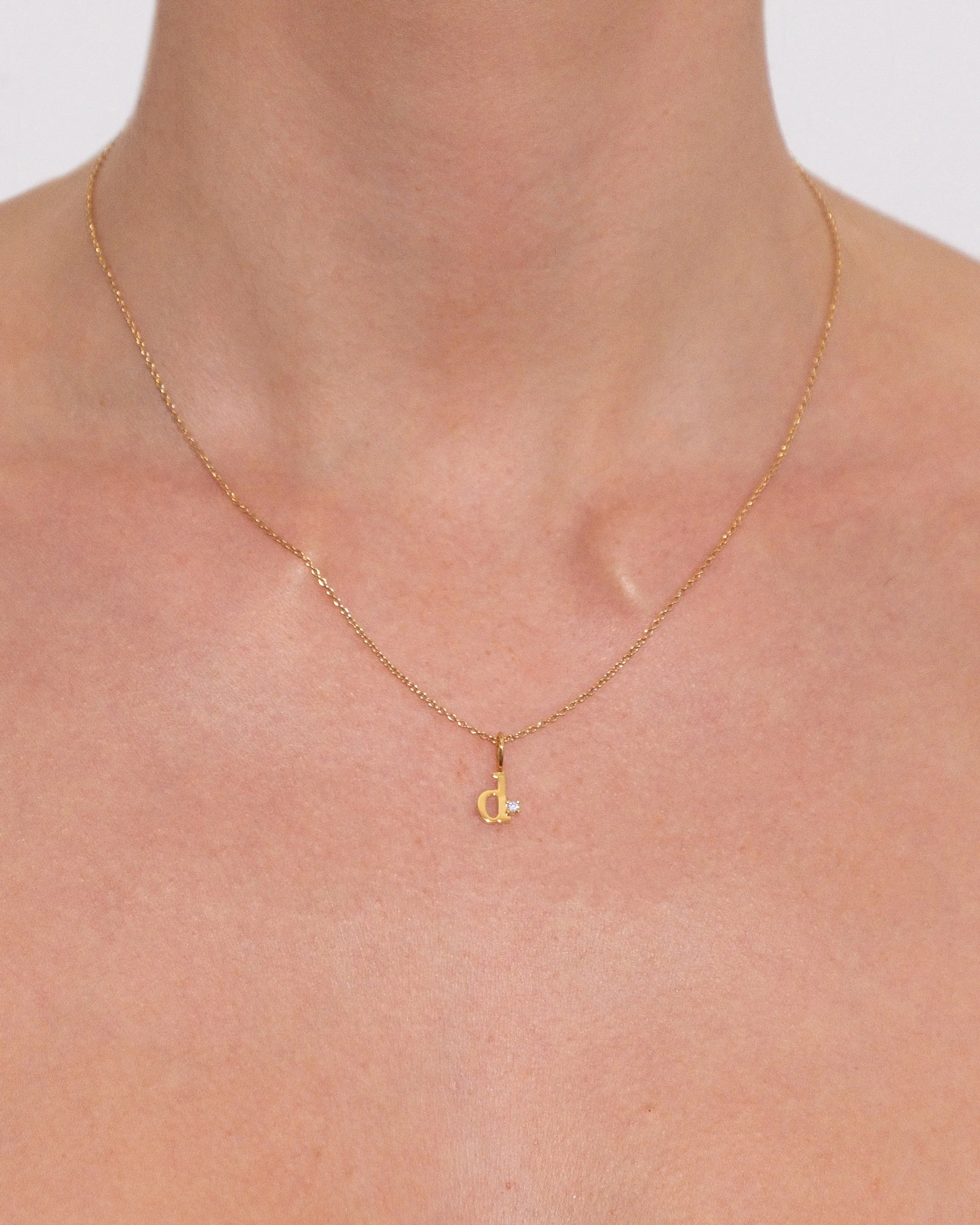 Letter Necklace | Recycled 14k Gold Vermeil