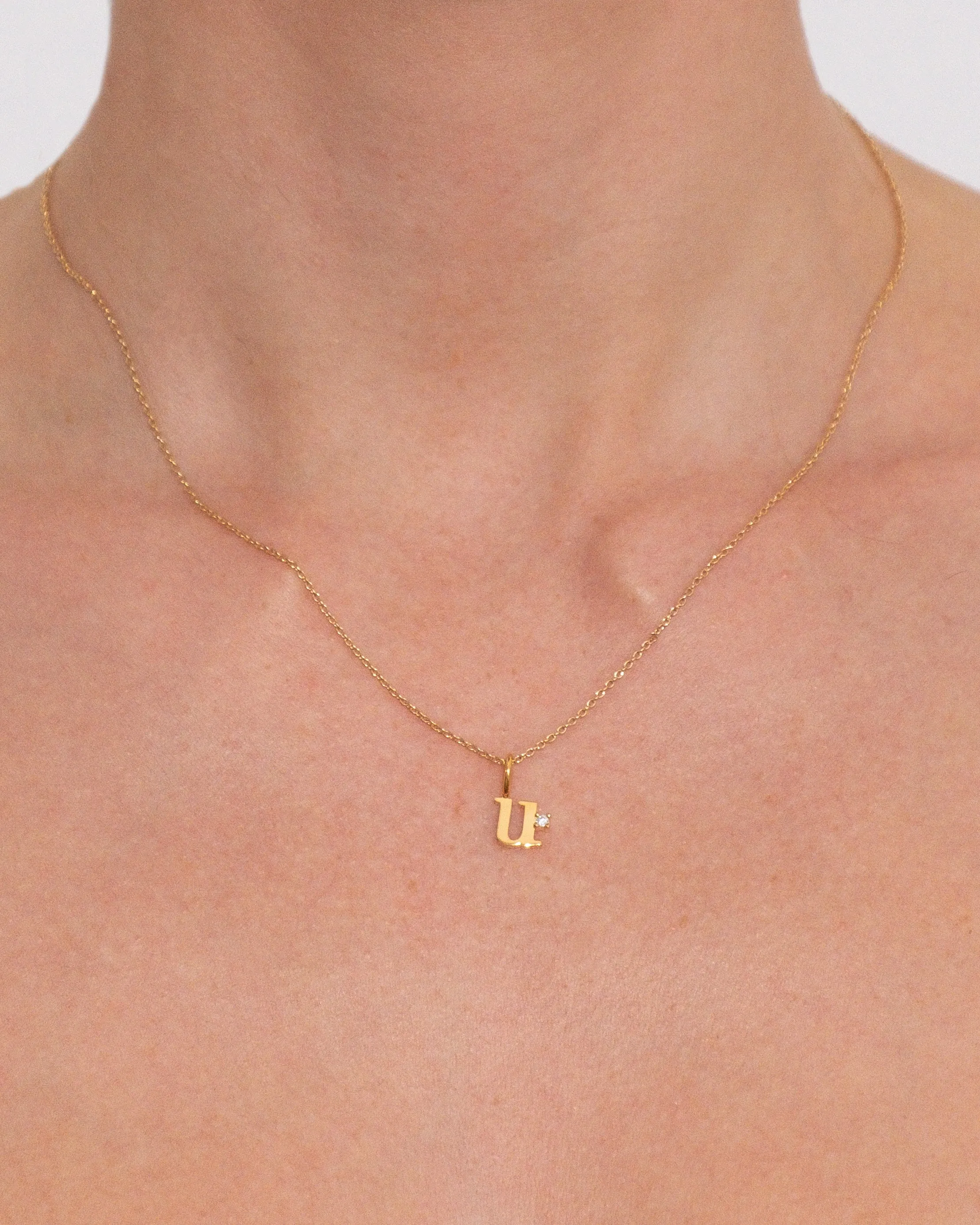 Letter Necklace | Recycled 14k Gold Vermeil