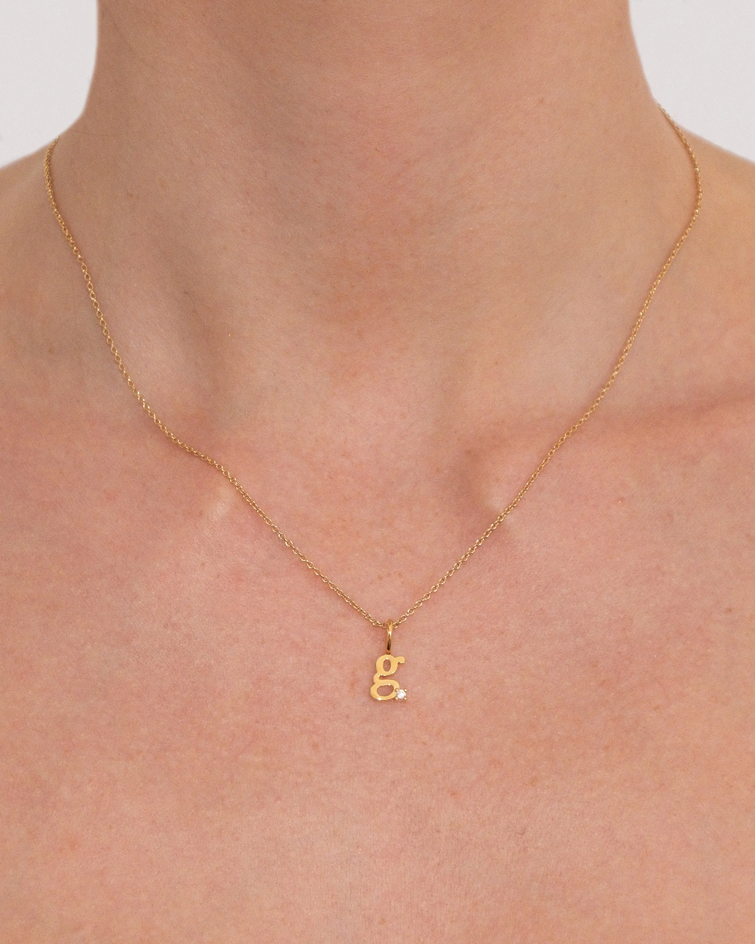 Letter Necklace | Recycled 14k Gold Vermeil