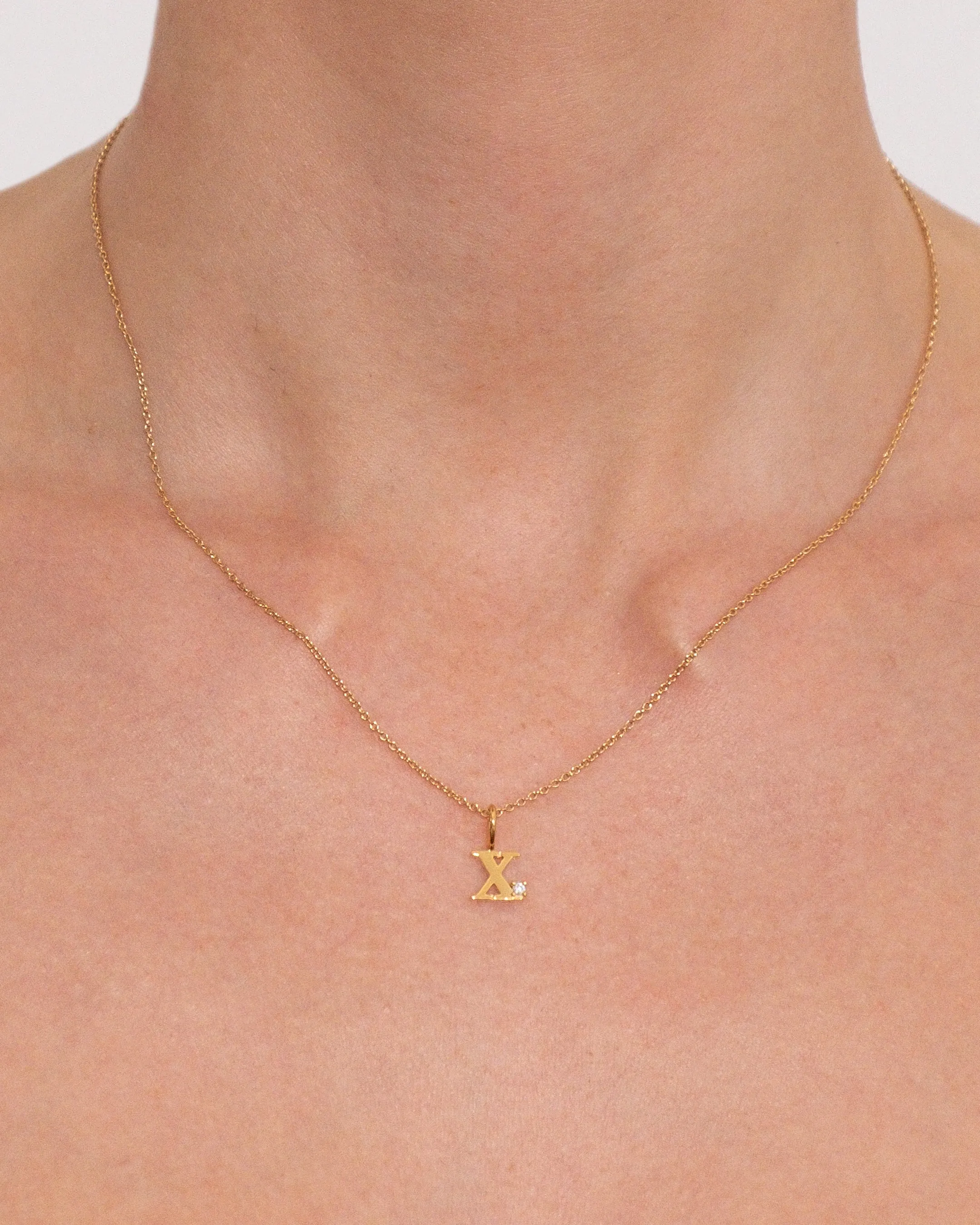 Letter Necklace | Recycled 14k Gold Vermeil