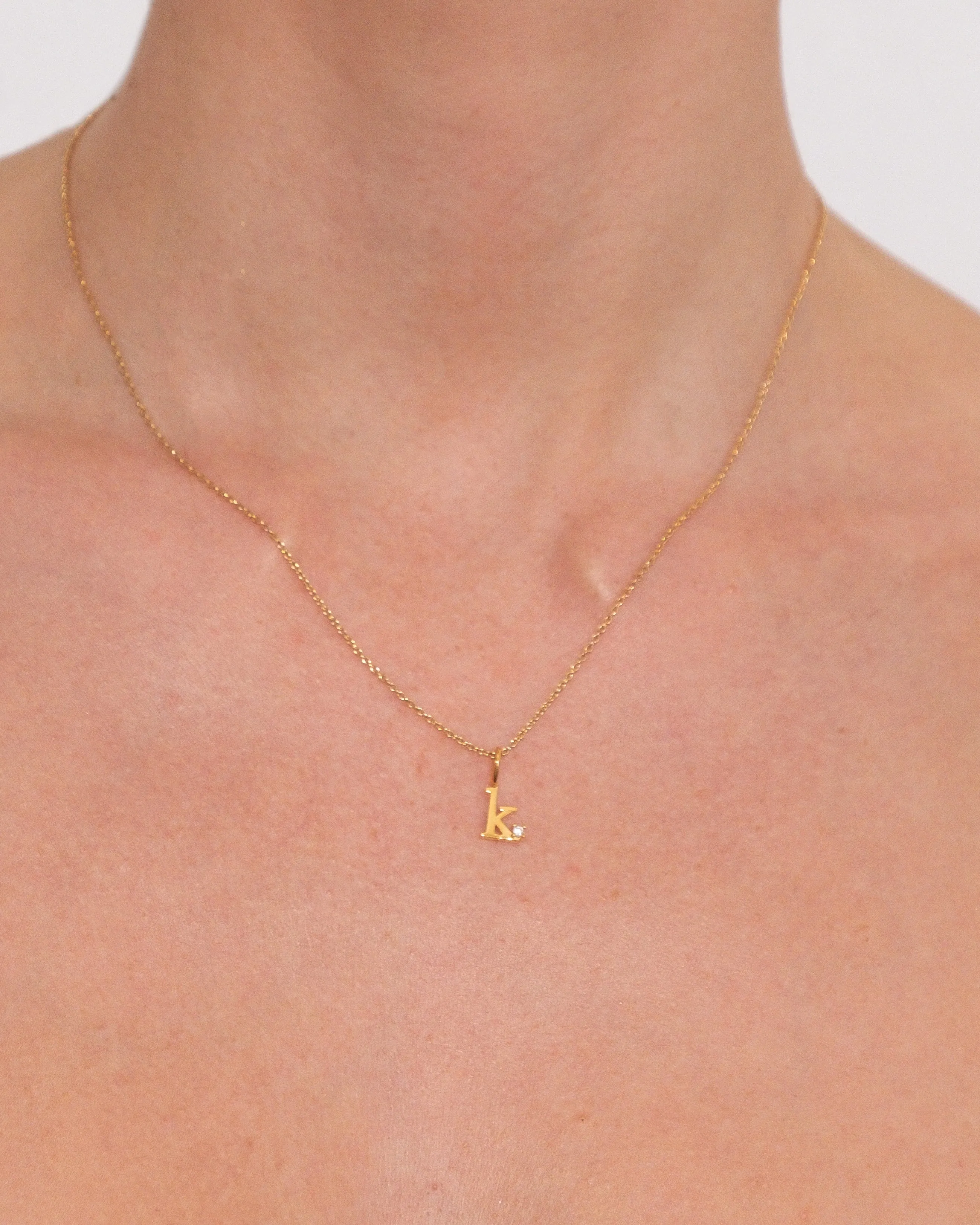 Letter Necklace | Recycled 14k Gold Vermeil