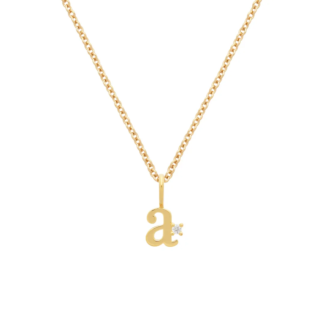 Letter Necklace | Recycled 14k Gold Vermeil