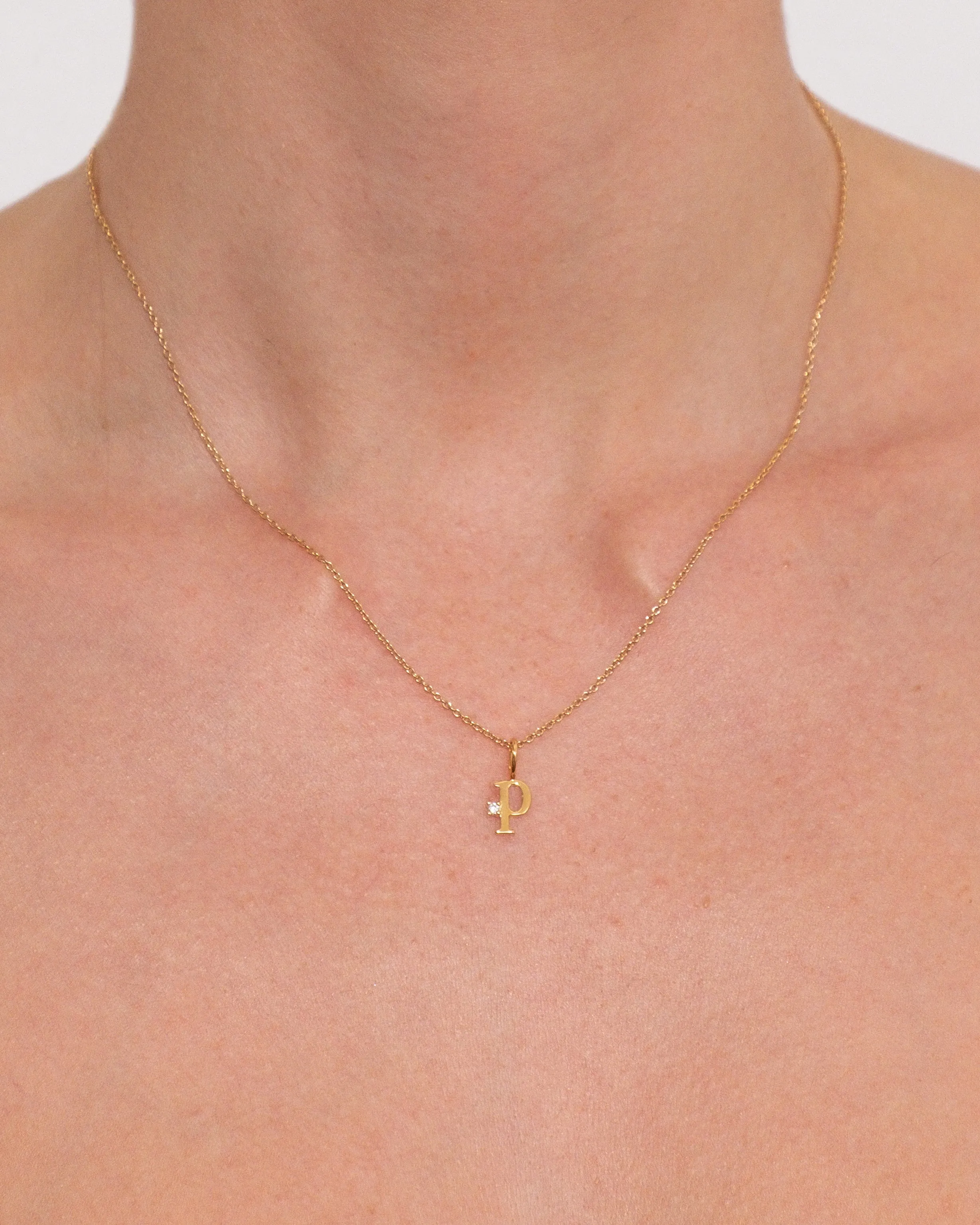 Letter Necklace | Recycled 14k Gold Vermeil