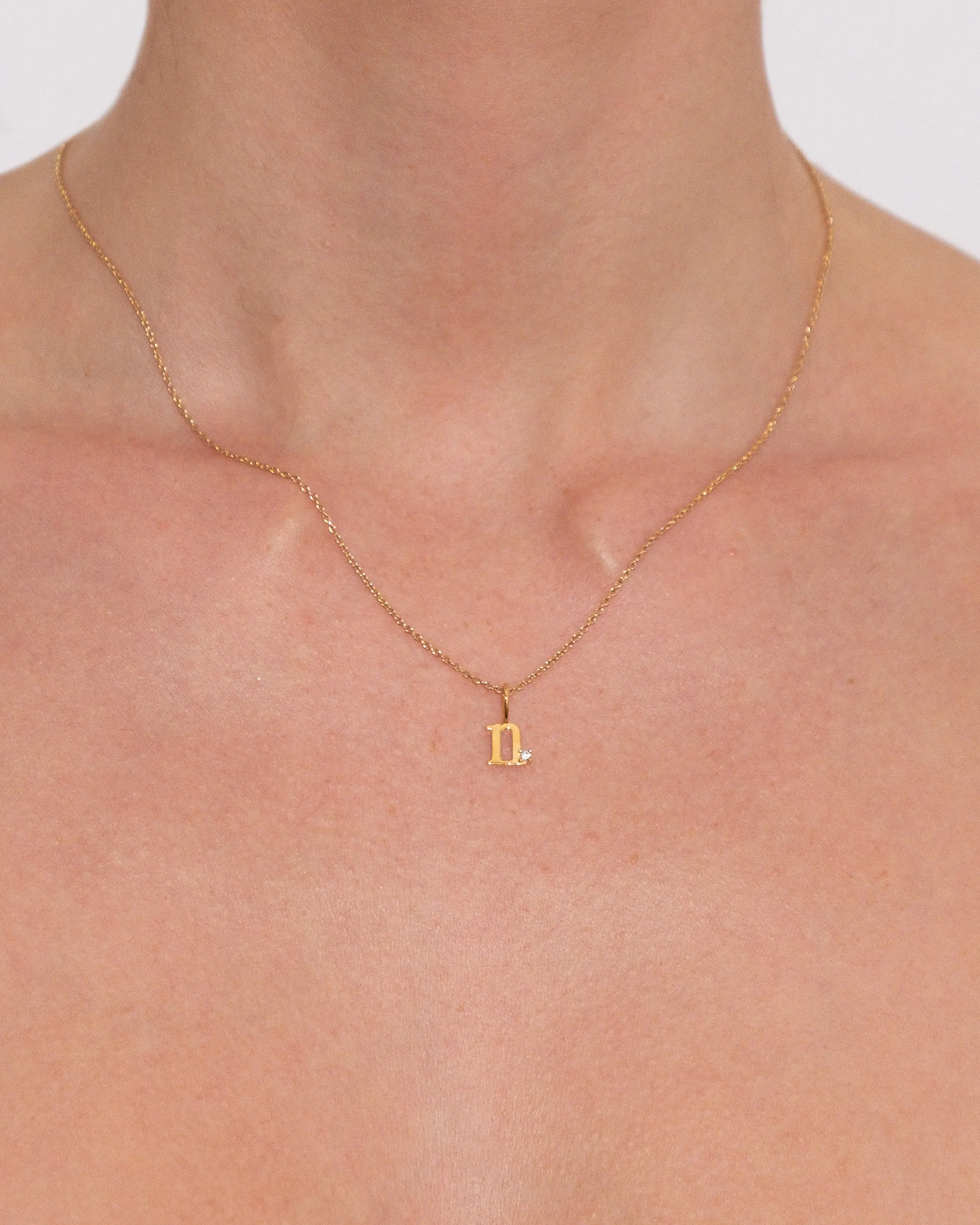 Letter Necklace | Recycled 14k Gold Vermeil