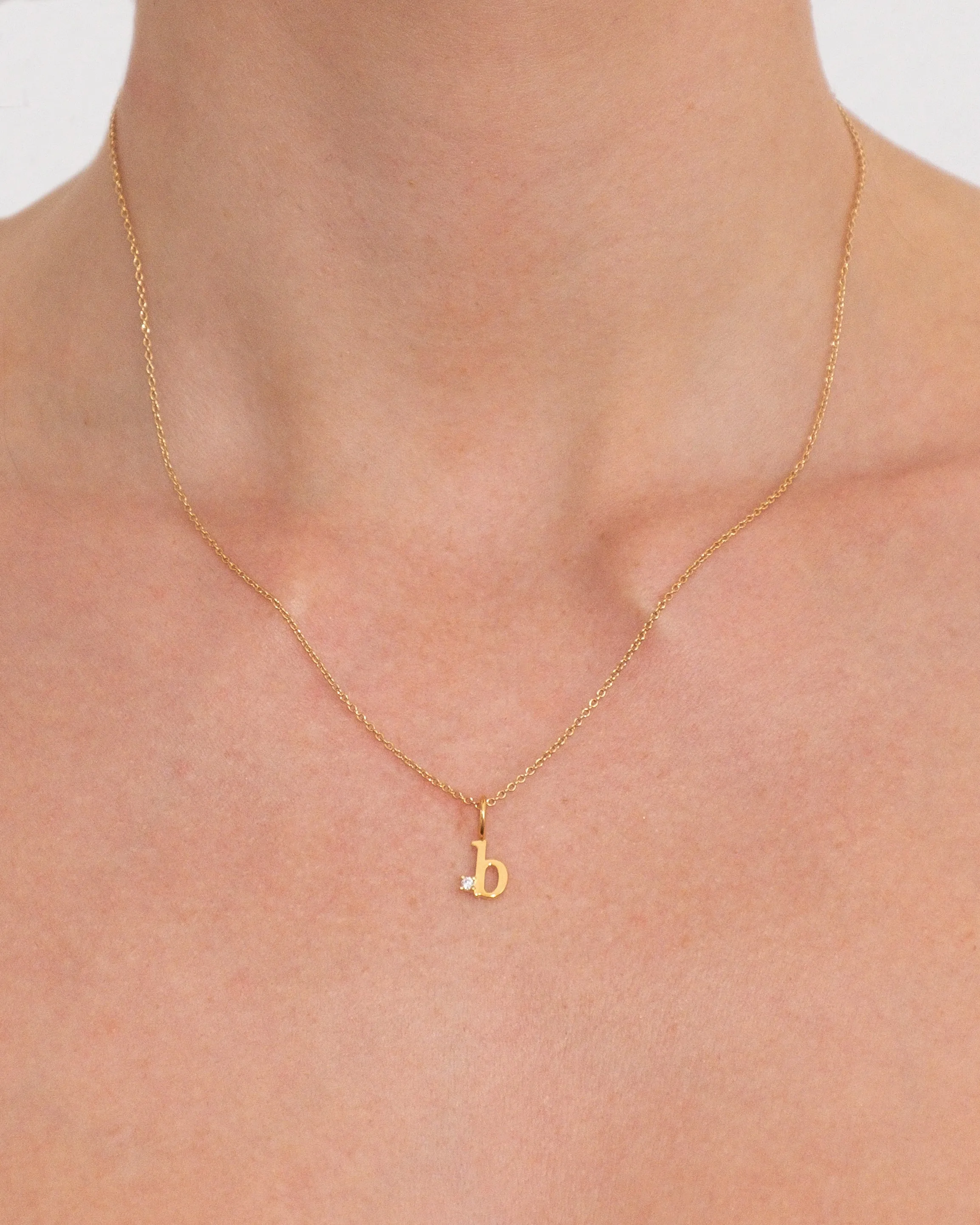 Letter Necklace | Recycled 14k Gold Vermeil