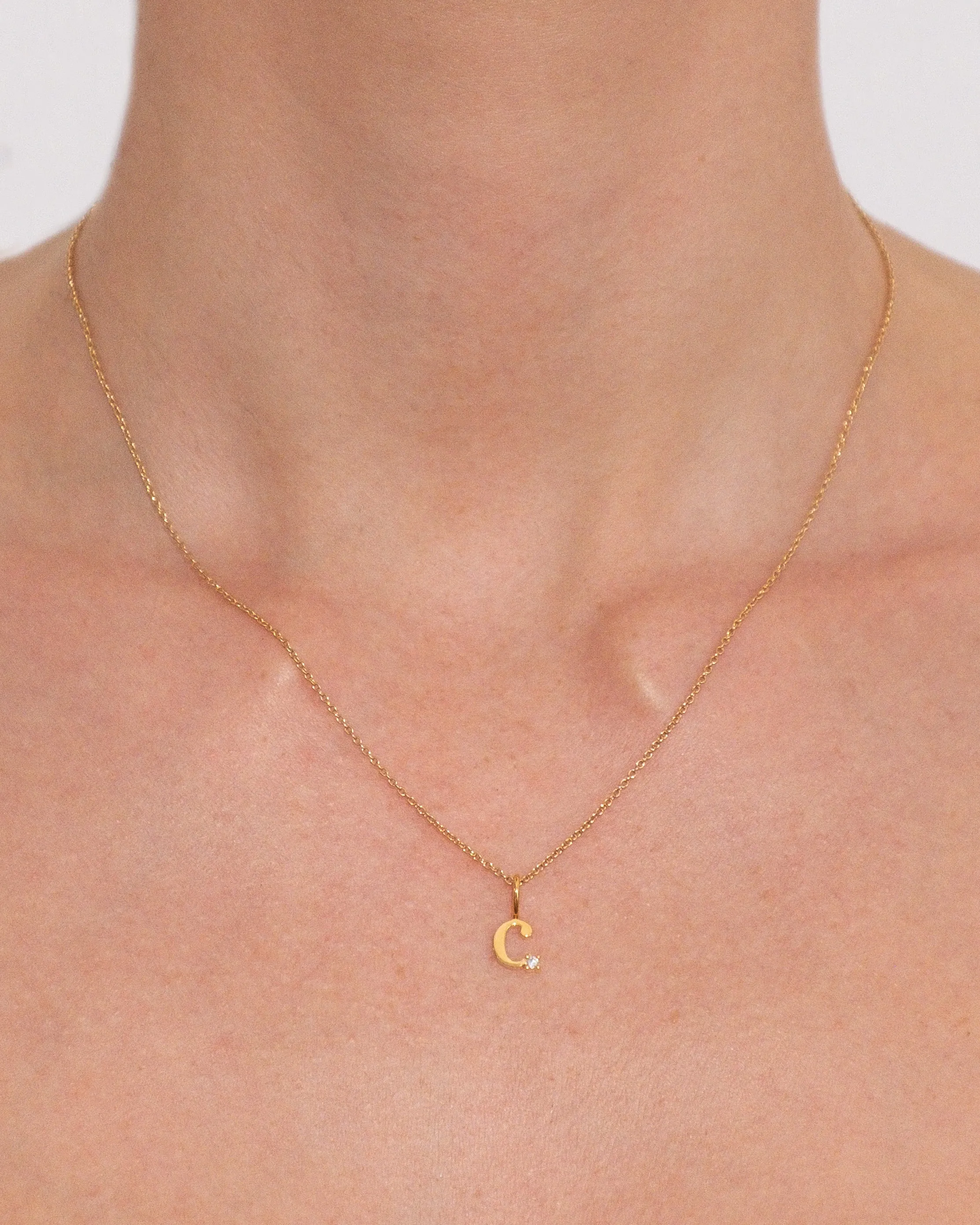 Letter Necklace | Recycled 14k Gold Vermeil